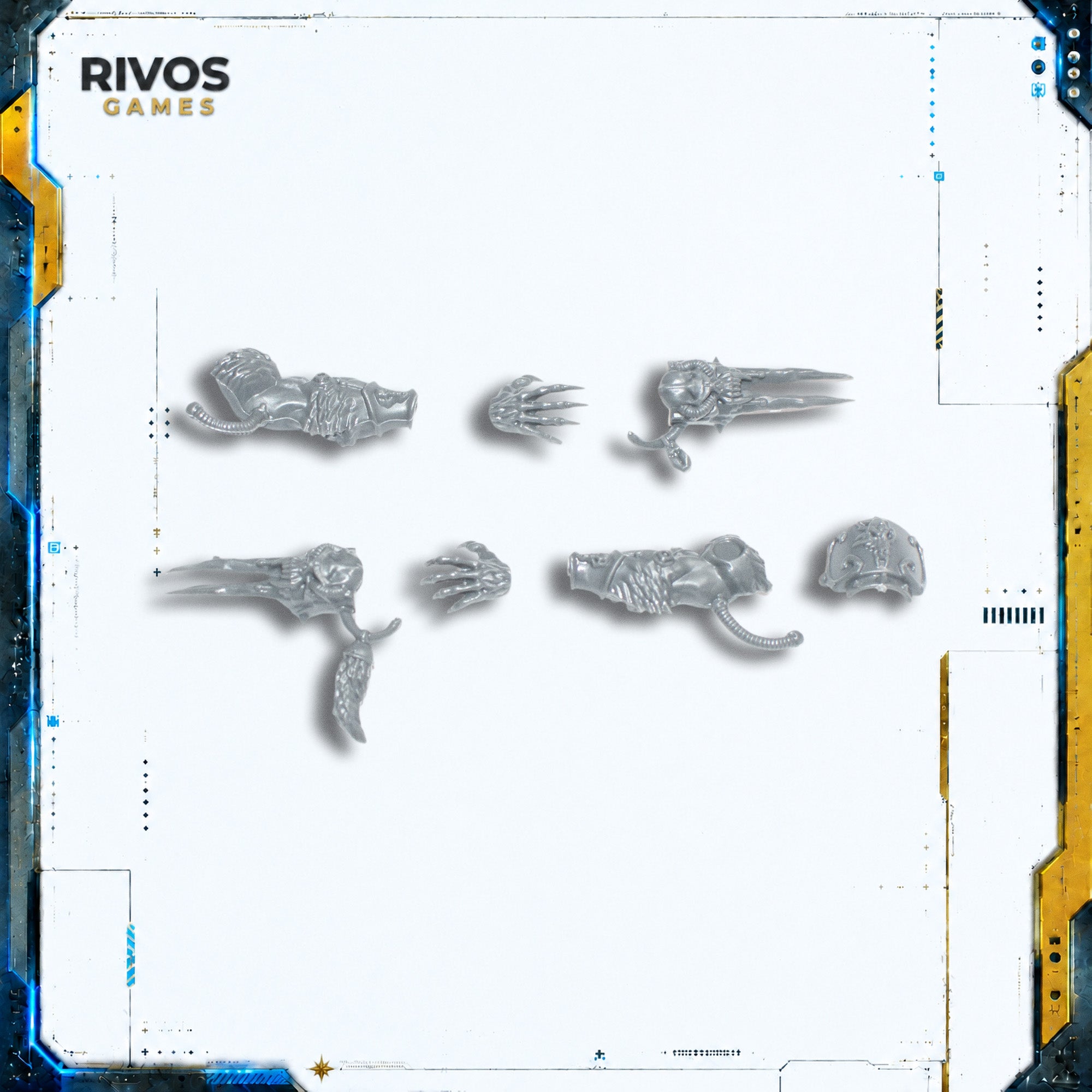 Warhammer 40K Space Wolves Wulfen Frost Claws B - Bits (Bitz)