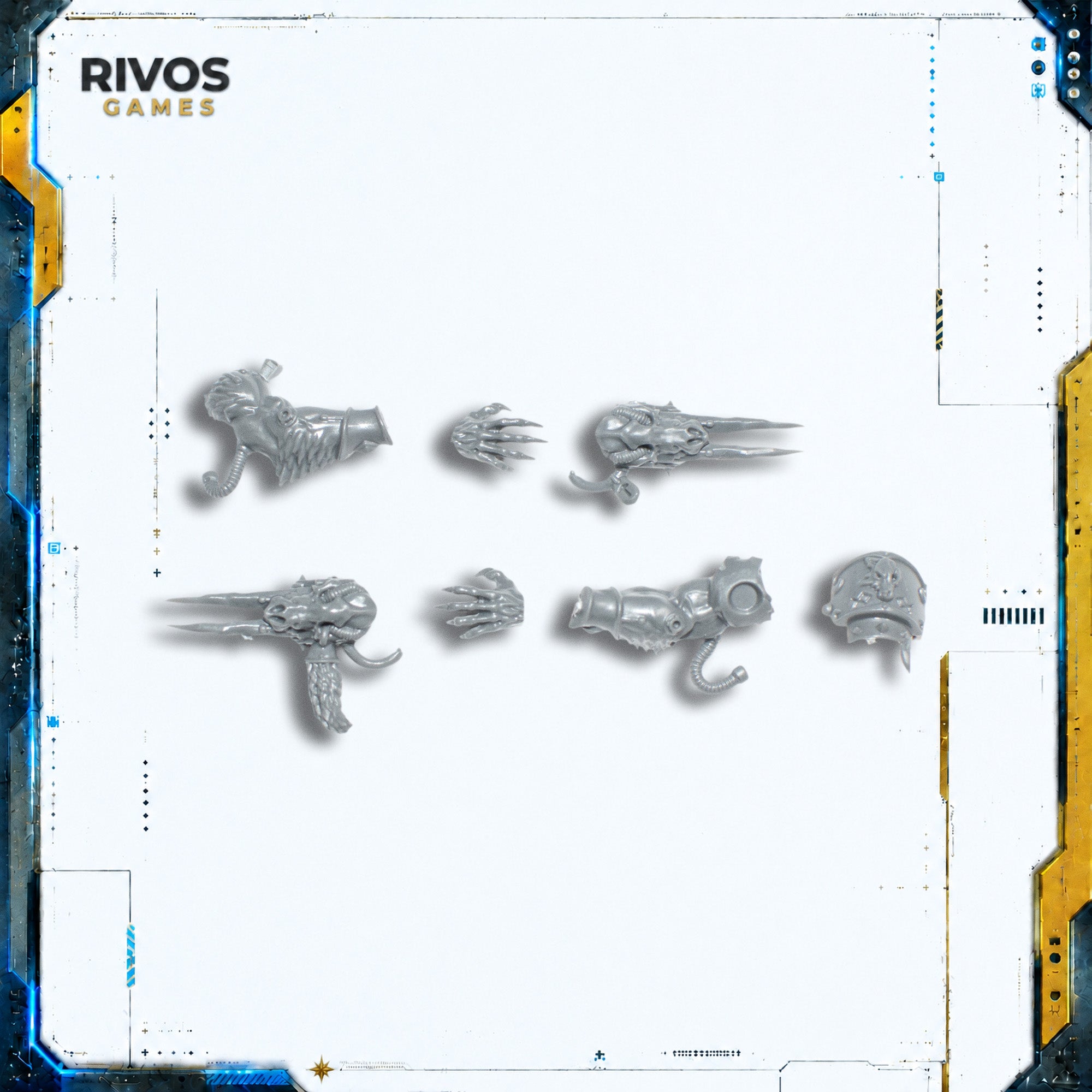 Warhammer 40K Space Wolves Wulfen Frost Claws E - Bits (Bitz)