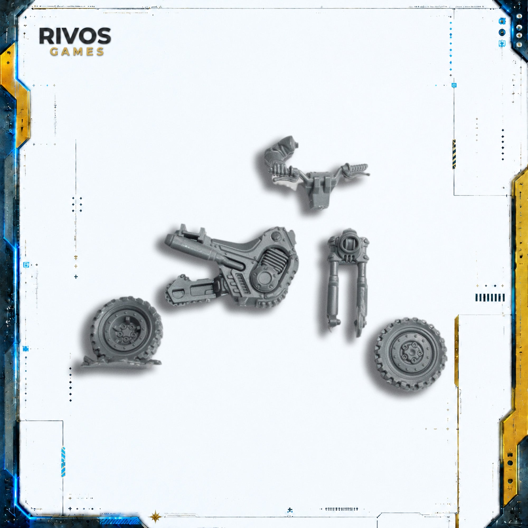 Warhammer 40K Genestealer Cults Atalan Jackals Dirtcycle A - Bits (Bitz)