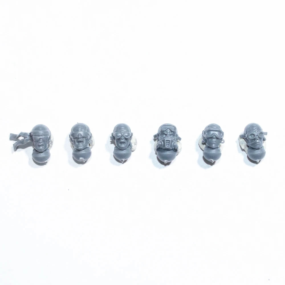 Warhammer 40K Genestealer Cults Atalan Jackals Heads x 6 Bits Bitz