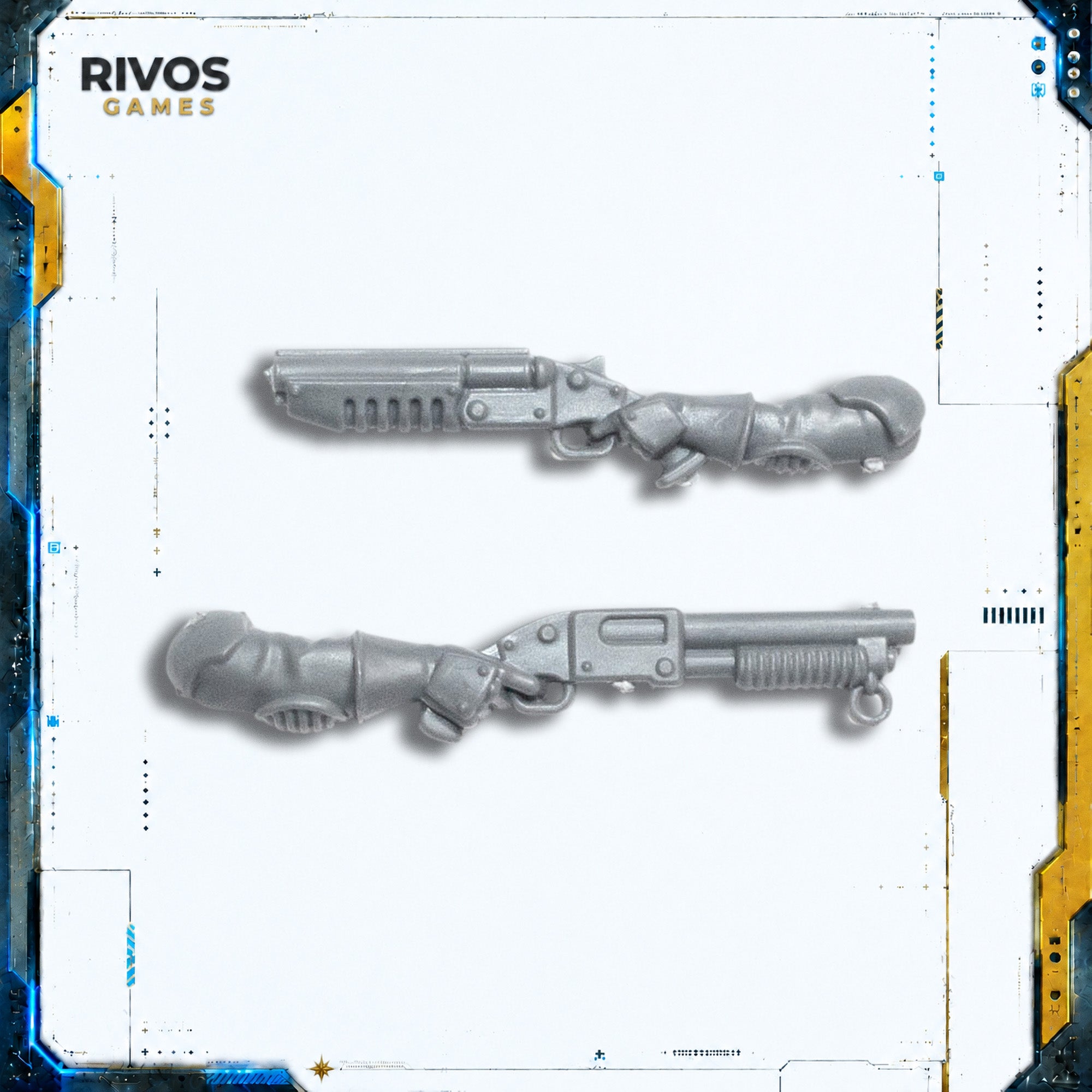 Warhammer 40K Genestealer Cults Atalan Jackals Shotguns x 2 - Bits (Bitz)