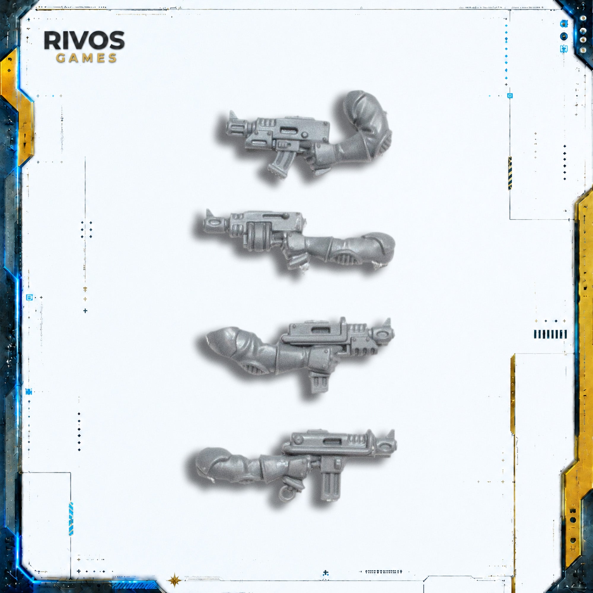 Warhammer 40K Genestealer Cults Atalan Jackals Autopistol x 4 - Bits (Bitz)