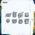 Warhammer 40K Genestealer Cults Atalan Jackals Satchels and Packs - Bits (Bitz)