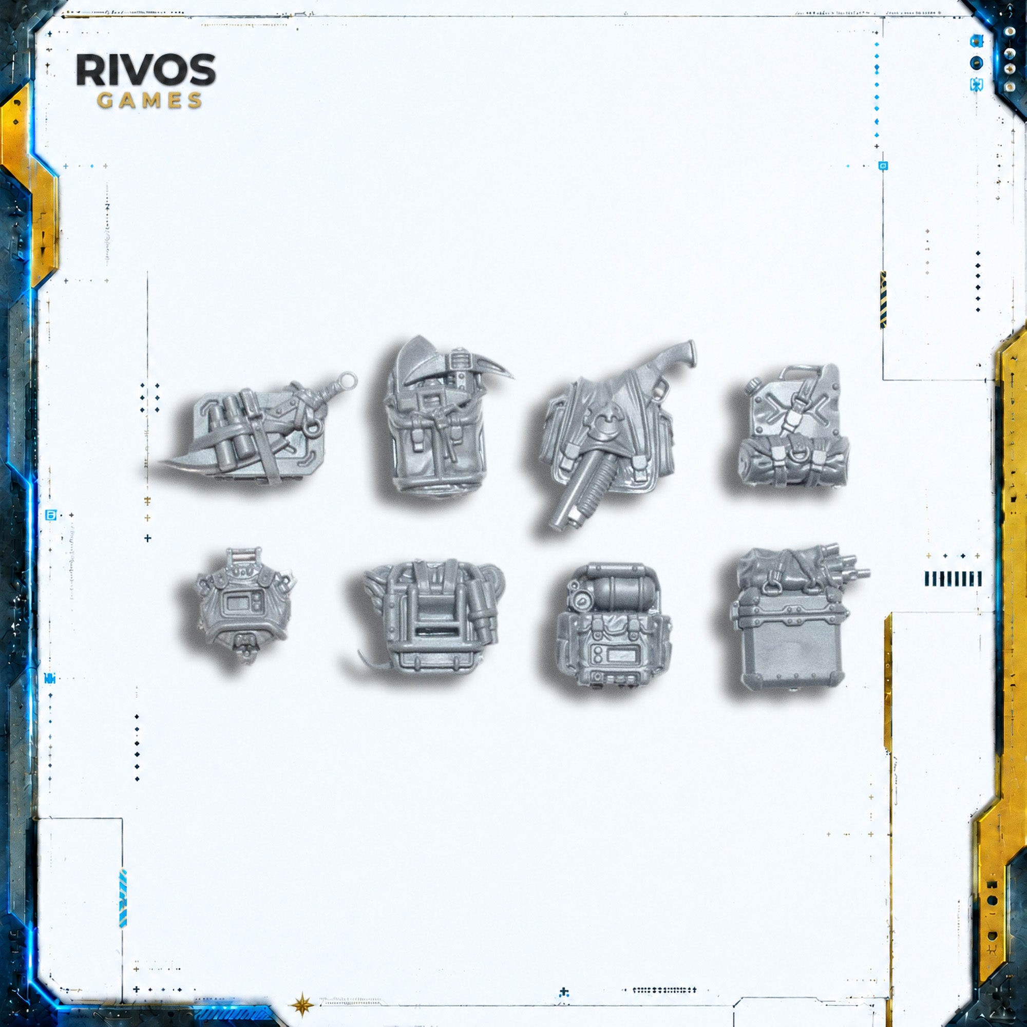 Warhammer 40K Genestealer Cults Atalan Jackals Satchels and Packs - Bits (Bitz)
