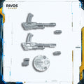 Warhammer 40K Genestealer Cults Goliath Twin Linked Autocannon - Bits (Bitz)