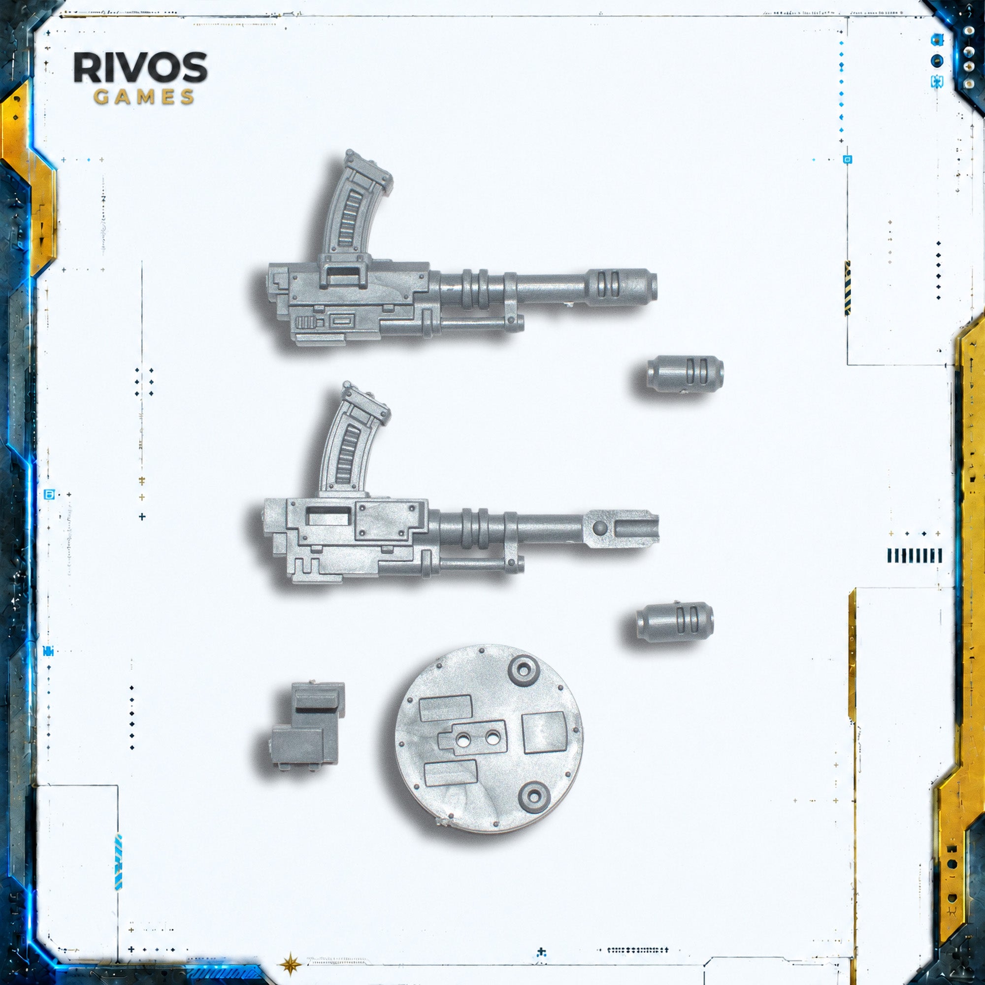 Warhammer 40K Genestealer Cults Goliath Twin Linked Autocannon - Bits (Bitz)