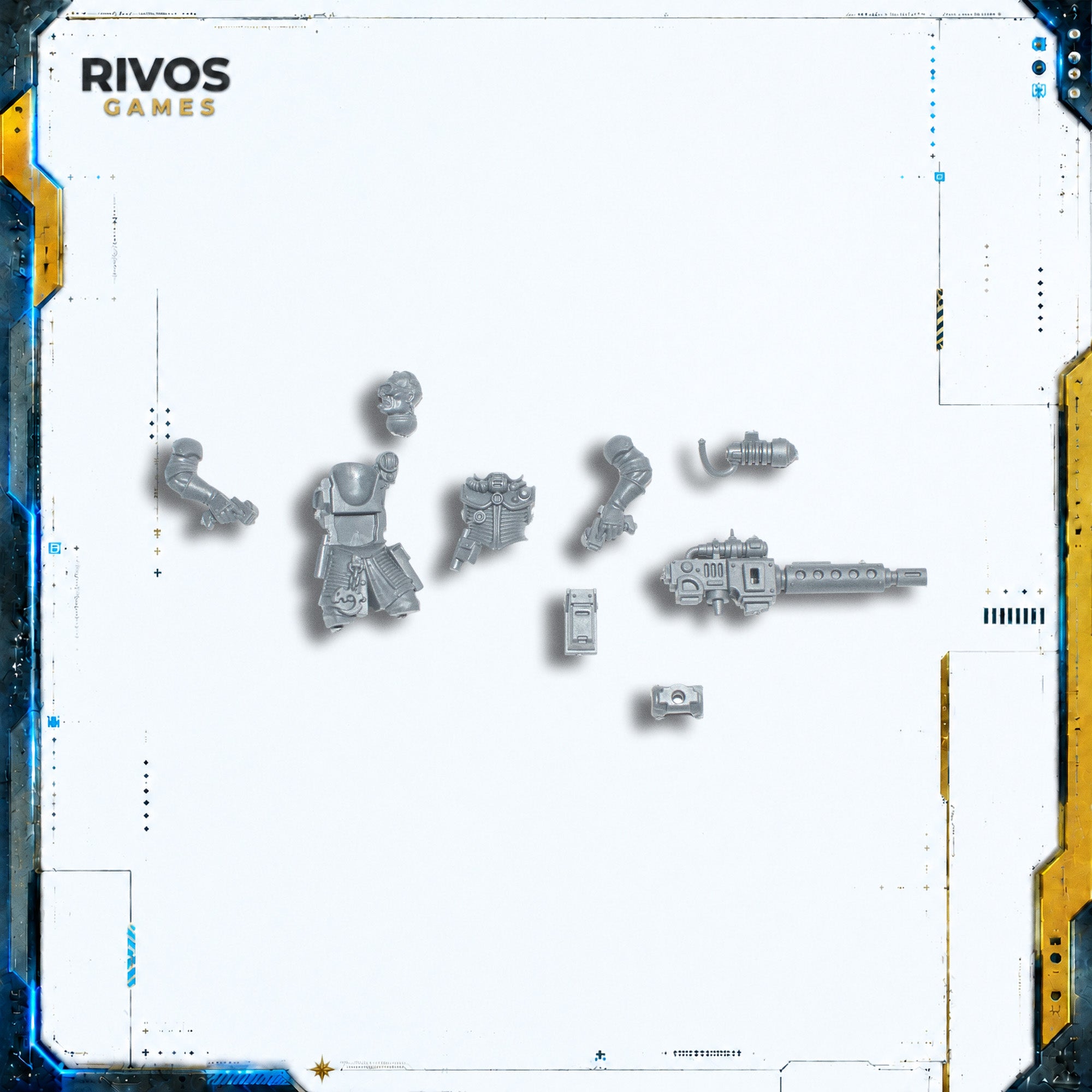 Warhammer 40K Genestealer Cults Goliath Gunner A - Bits (Bitz)
