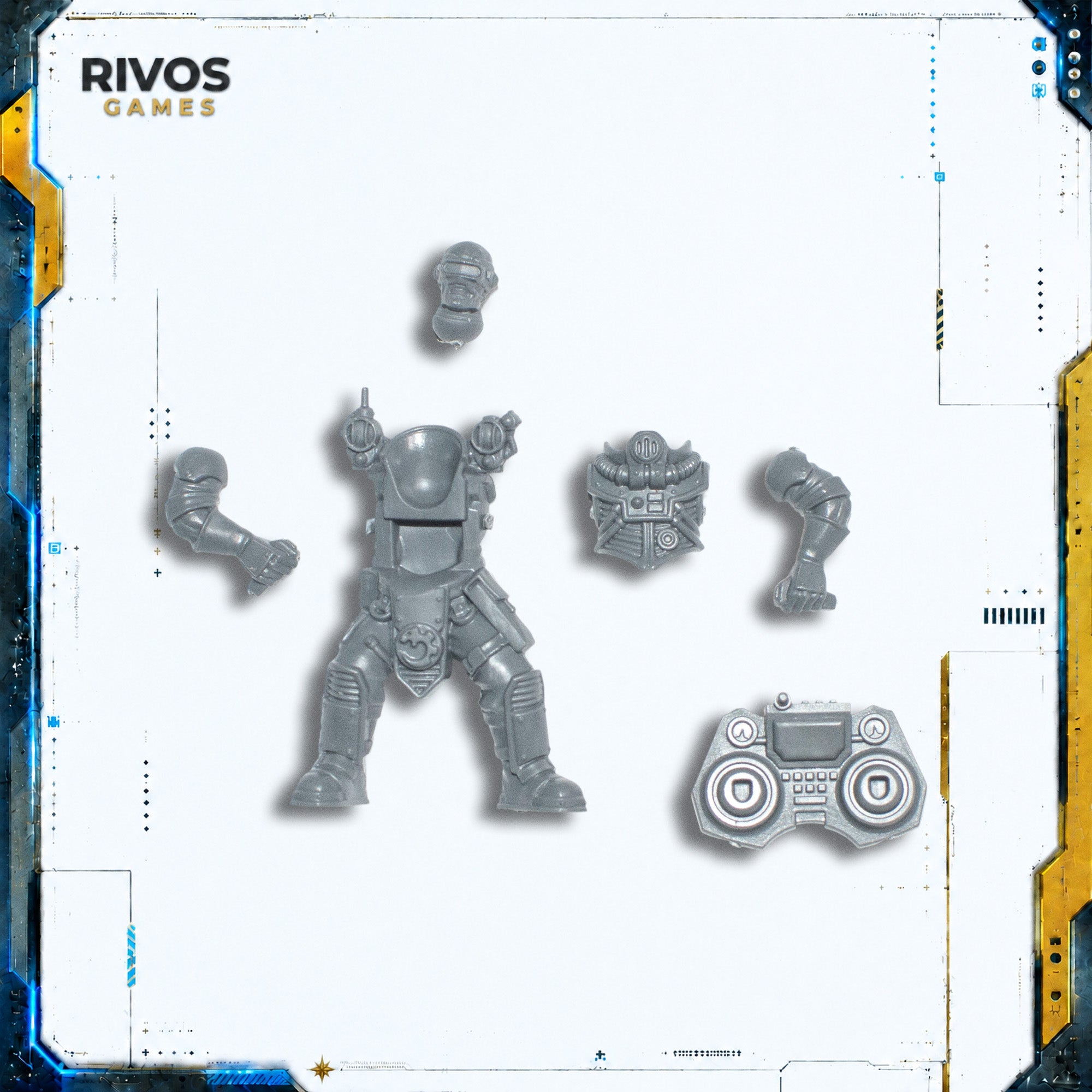Warhammer 40K Genestealer Cults Goliath Gunner B - Bits (Bitz)