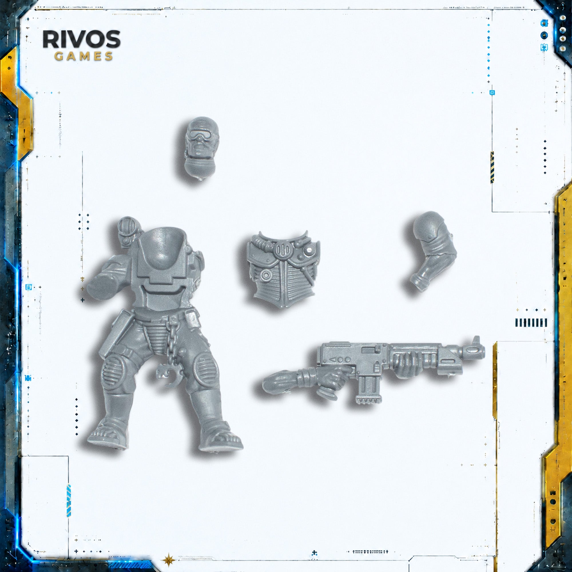 Warhammer 40K Genestealer Cults Goliath Crew B - Bits (Bitz)