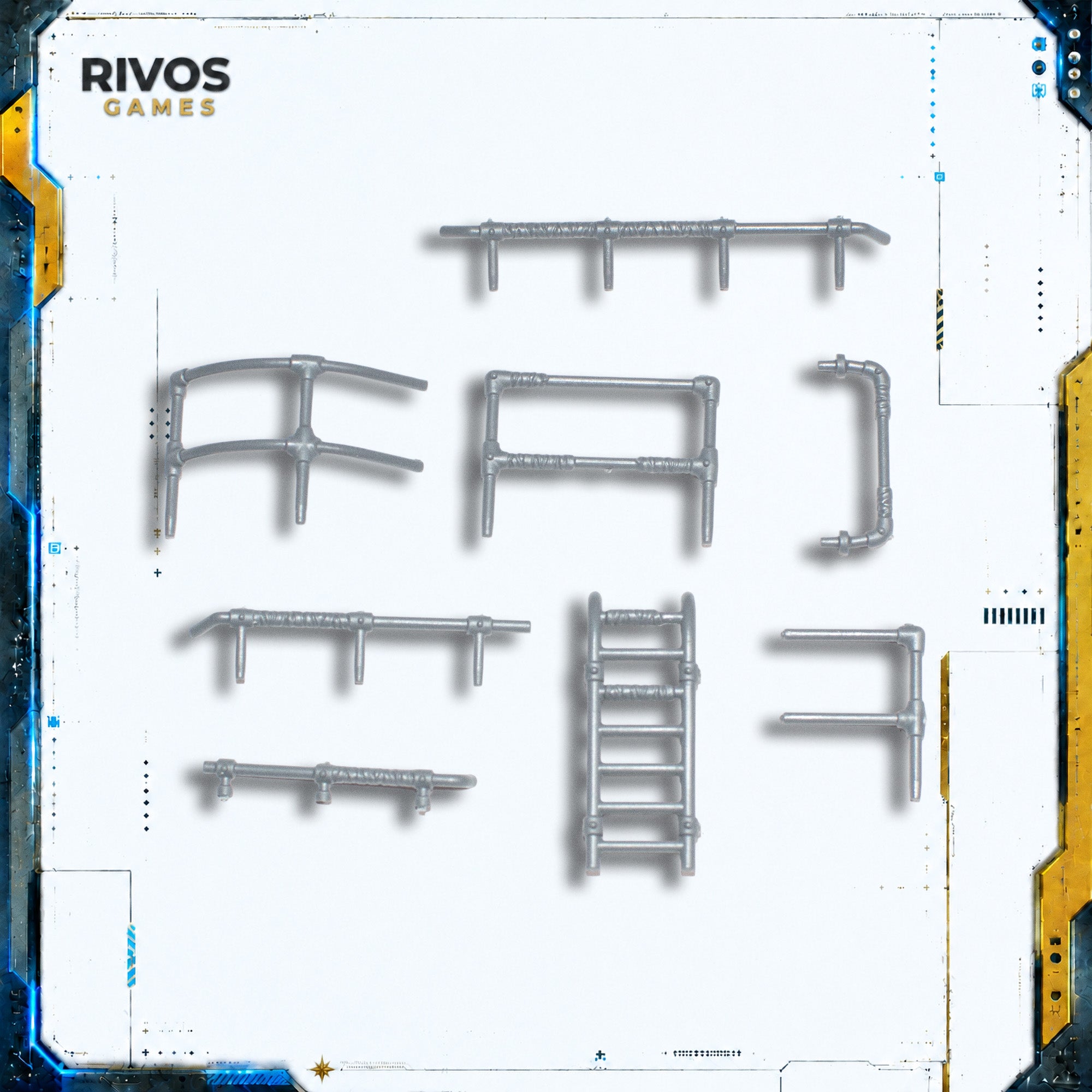 Warhammer 40K Genestealer Cults Goliath Railings - Bits (Bitz)
