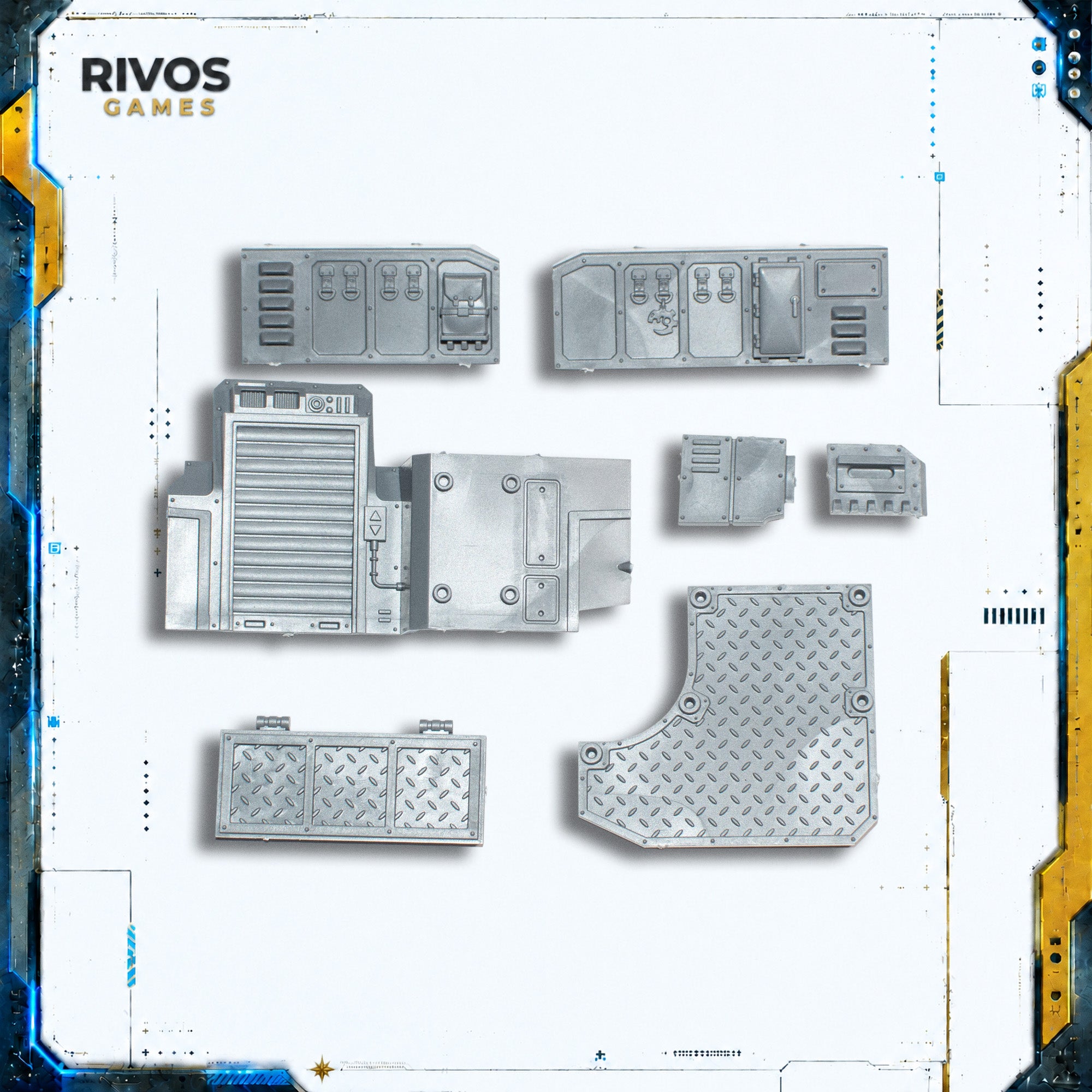 Warhammer 40K Genestealer Cults Goliath Armour Panels - Bits (Bitz)