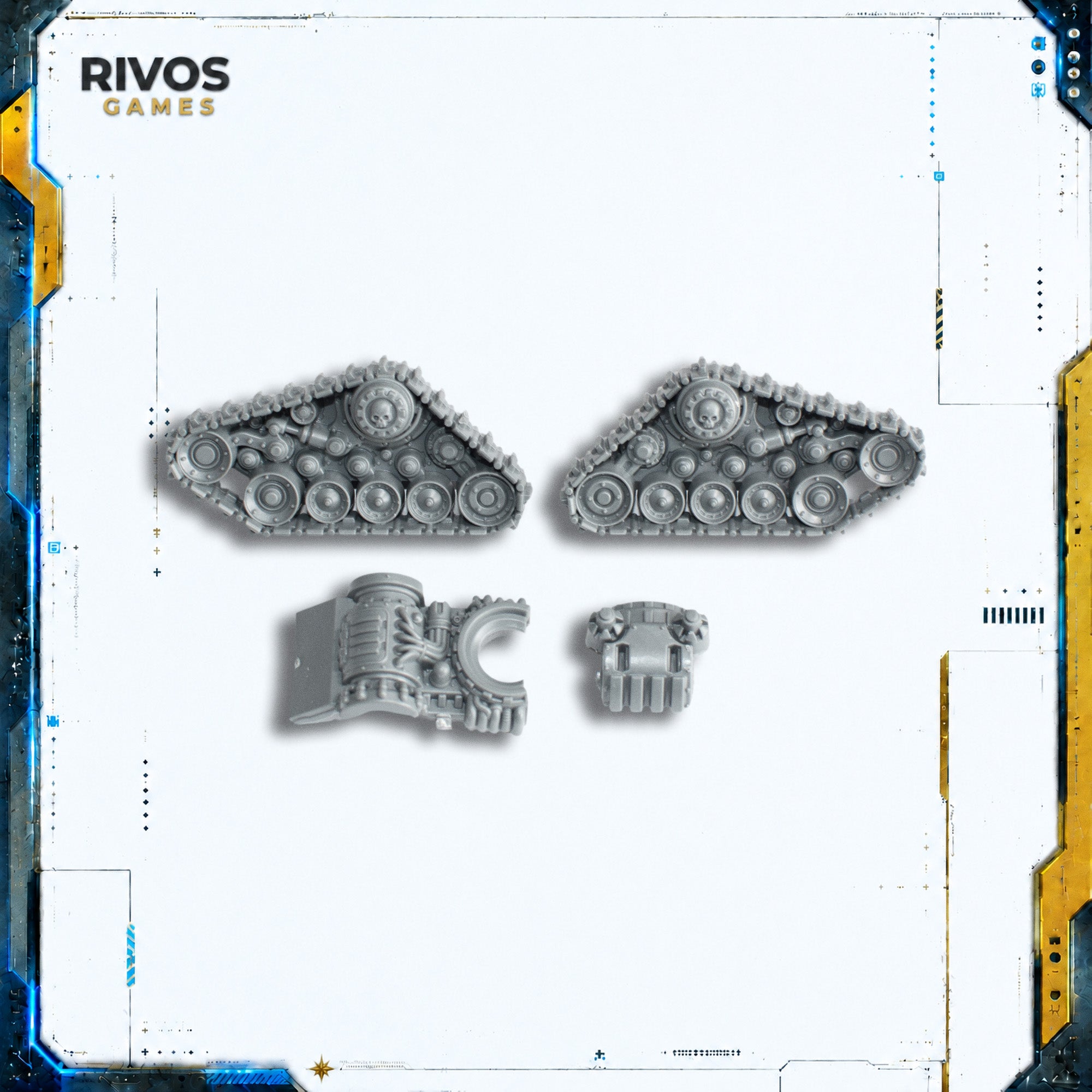 Warhammer 40K Adeptus Mechanicus Kataphron Tracks A - Bits (Bitz)