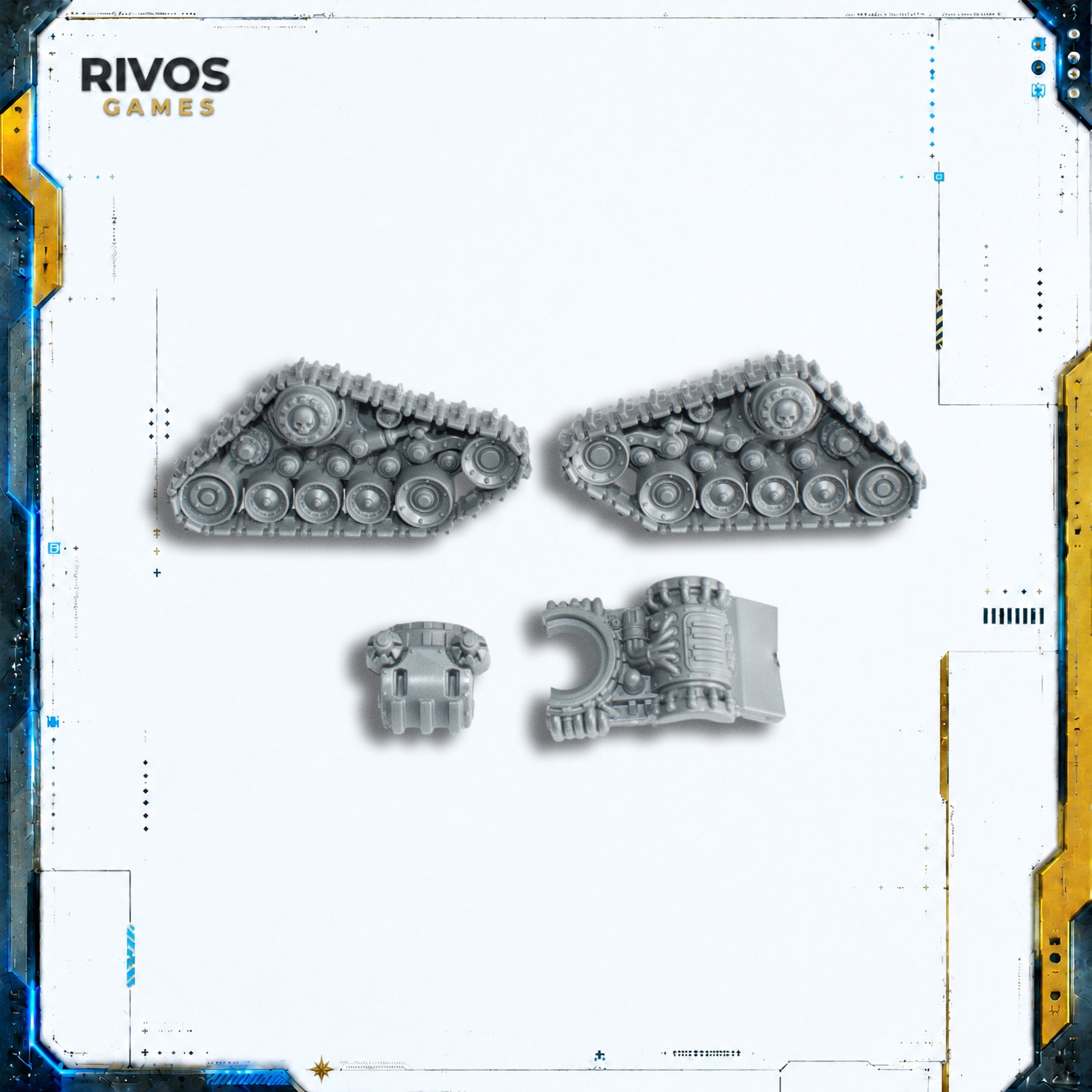 Warhammer 40K Adeptus Mechanicus Kataphron Tracks B - Bits (Bitz)