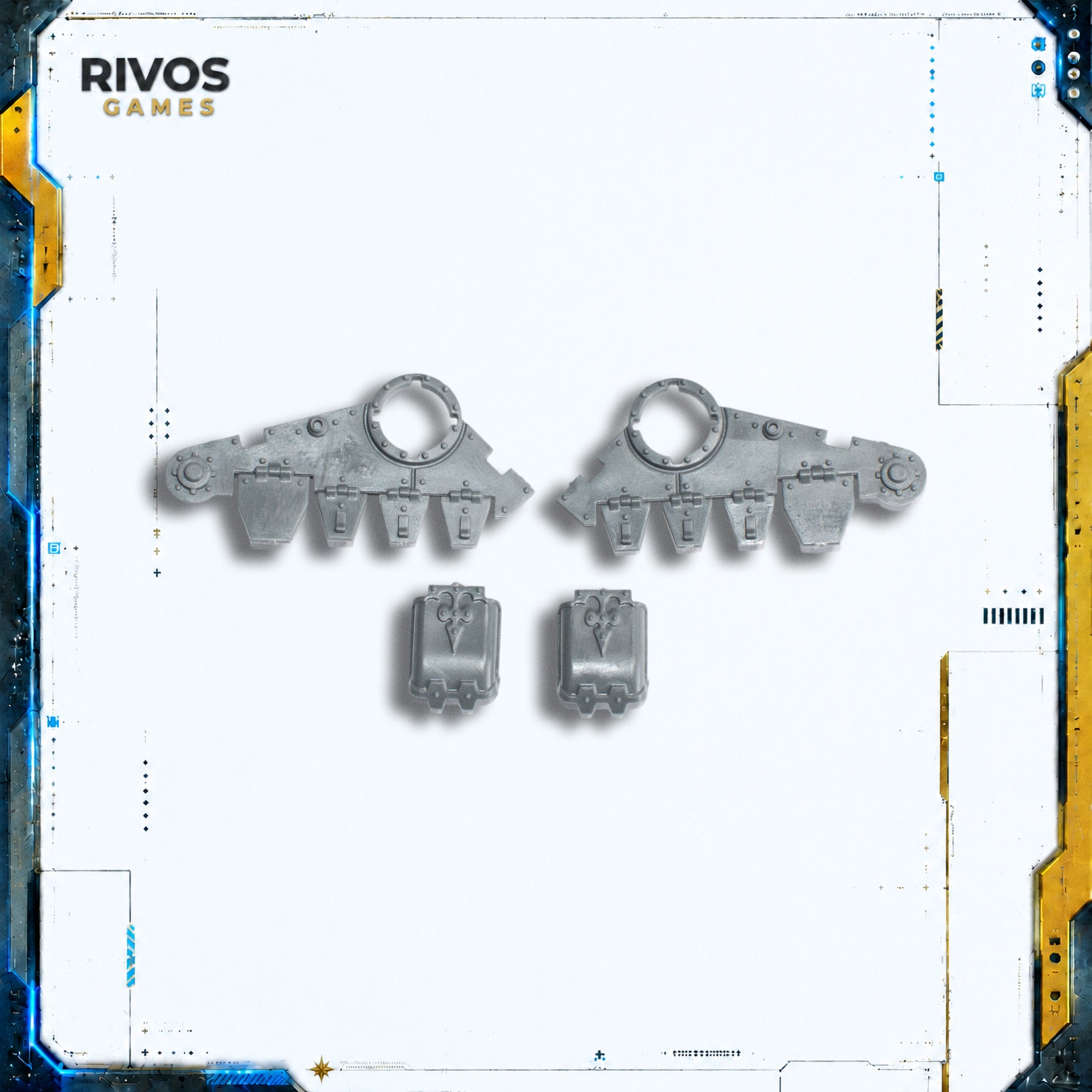 Warhammer 40K Adeptus Mechanicus Kataphron Track Armour A - Bits (Bitz)