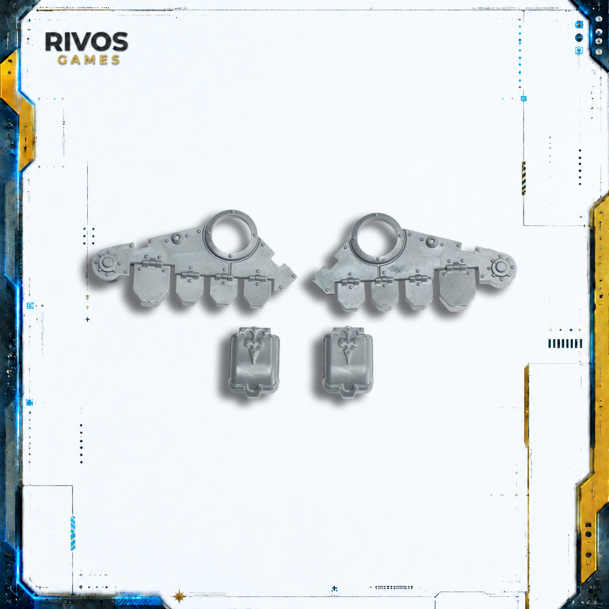 Warhammer 40K Adeptus Mechanicus Kataphron Track Armour B - Bits (Bitz)