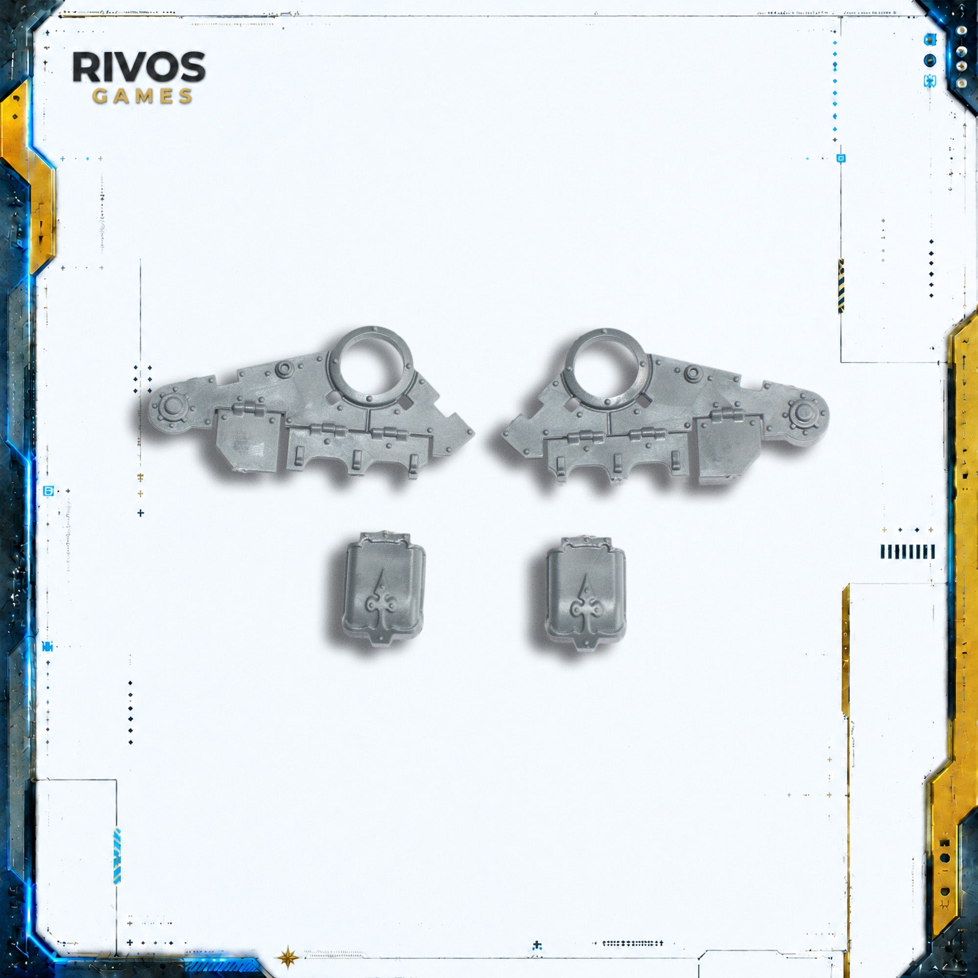 Warhammer 40K Adeptus Mechanicus Kataphron Track Armour C - Bits (Bitz)