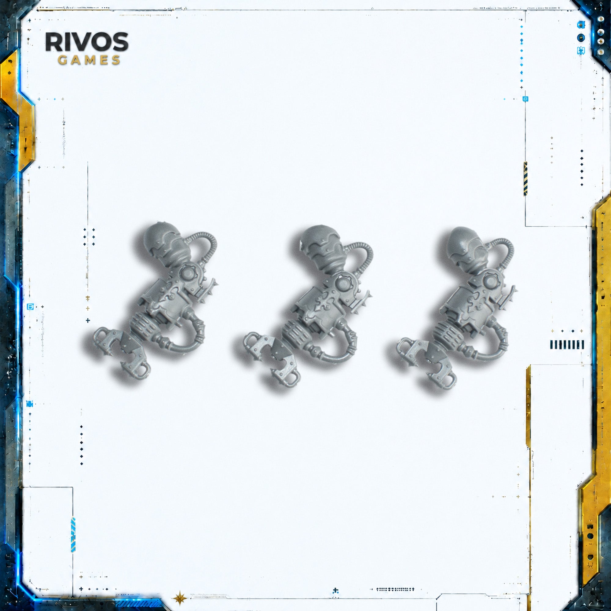 Warhammer 40K Adeptus Mechanicus Kataphron Arc Claws x 3 - Bits (Bitz)