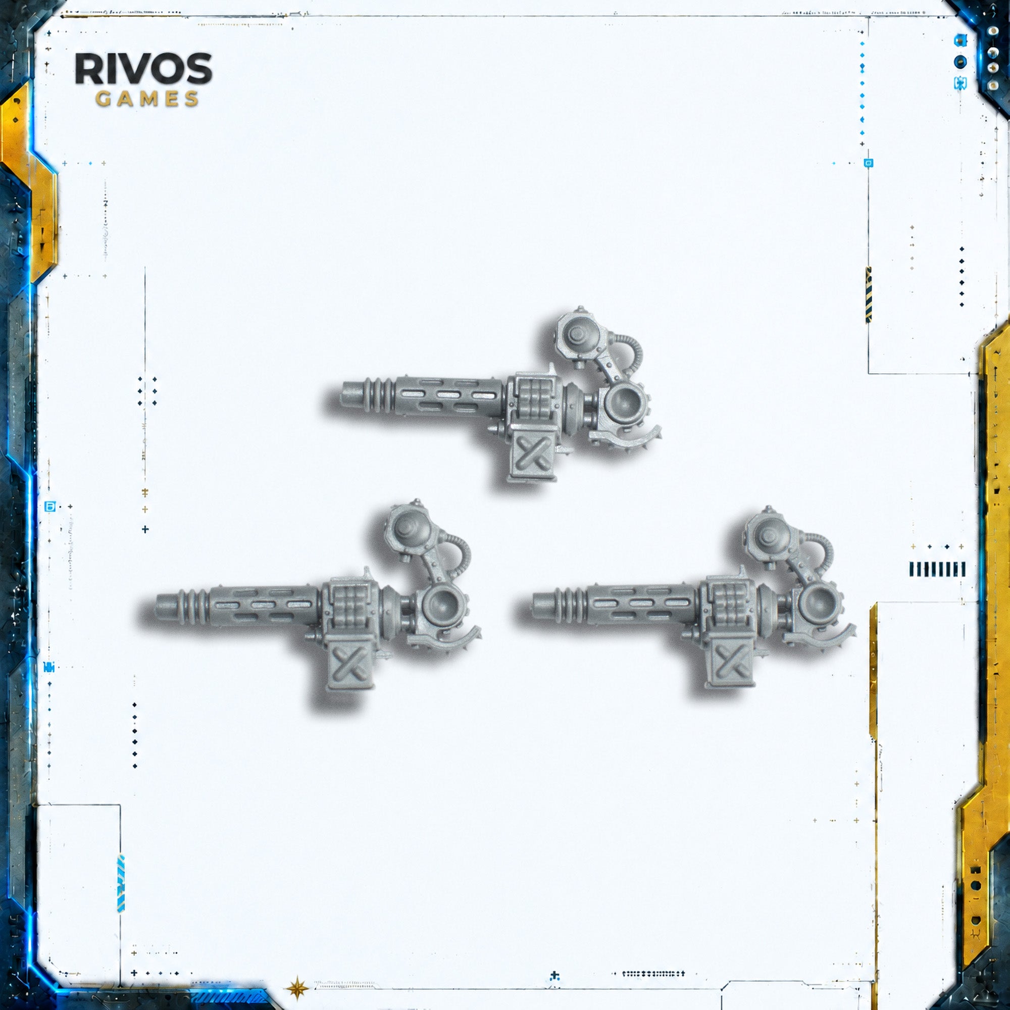 Warhammer 40K Adeptus Mechanicus Kataphron Phosphor Blaster x 3 - Bits (Bitz)