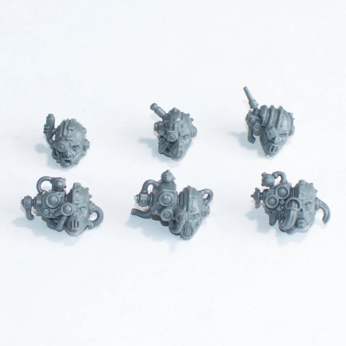 Warhammer 40K Adeptus Mechanicus Kataphron Heads x 6 Bits Bitz