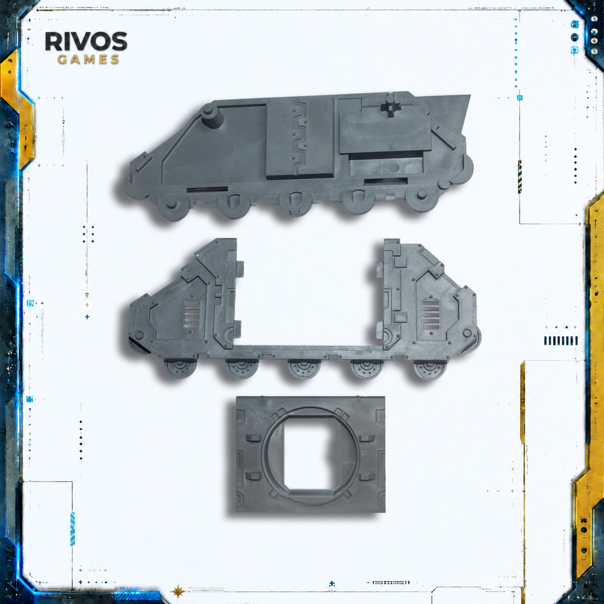 Horus Heresy Space Marines Deimos Pattern Rhino Left Hull - Bits (Bitz)