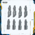 Horus Heresy Space Marines Deimos Pattern Rhino Exhausts - Bits (Bitz)