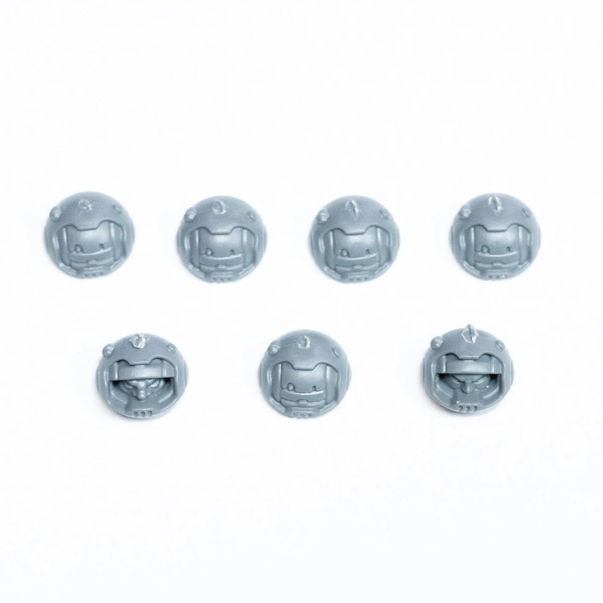 Warhammer 40K Leagues of Votann Einhyr Hearthguard Helmes x 7 Bits Bitz