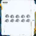 Warhammer 40K Leagues of Votann Einhyr Hearthguard Shoulder Pads x 10 - Bits (Bitz)