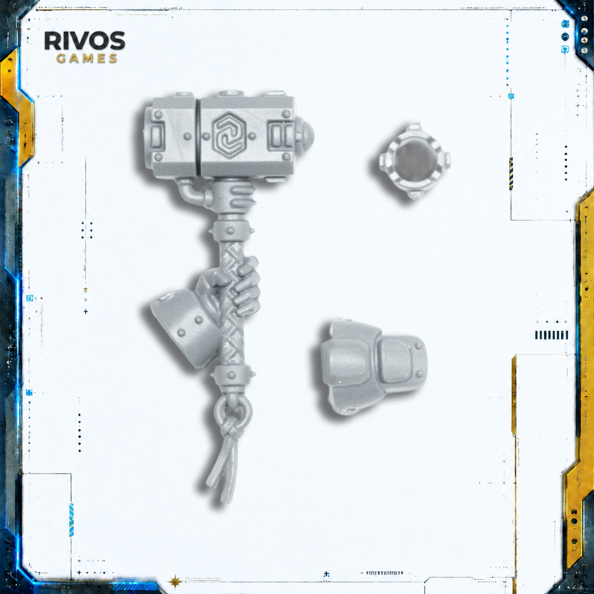 Warhammer 40K Leagues of Votann Einhyr Hearthguard Concussion Hammer - Bits (Bitz)