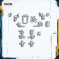 Warhammer 40K Leagues of Votann BrÃ´khyr Thunderkyn Exo Frame B - Bits (Bitz)