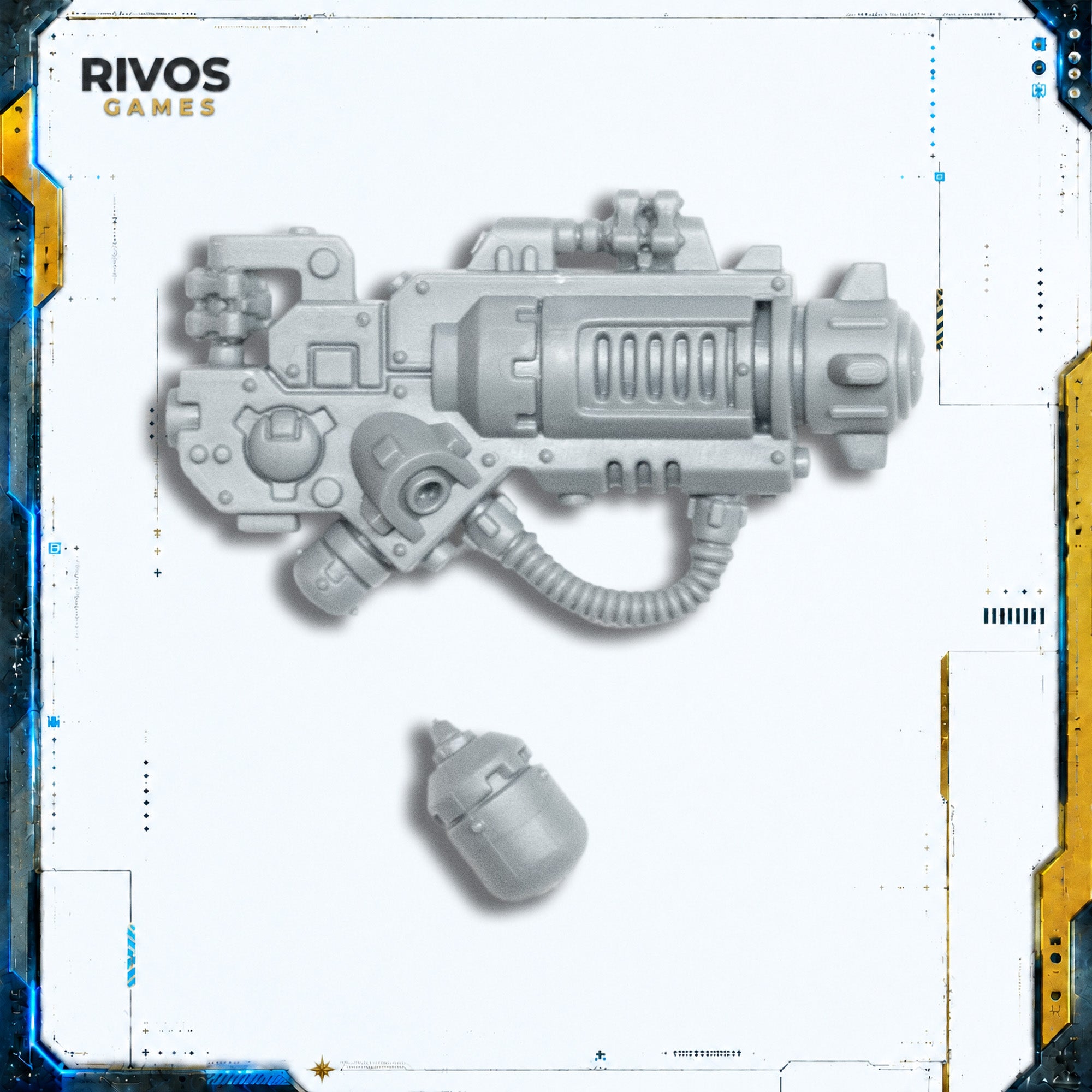 Warhammer 40K Leagues of Votann BrÃ´khyr Thunderkyn SP Conversion Beamer A - Bits (Bitz)