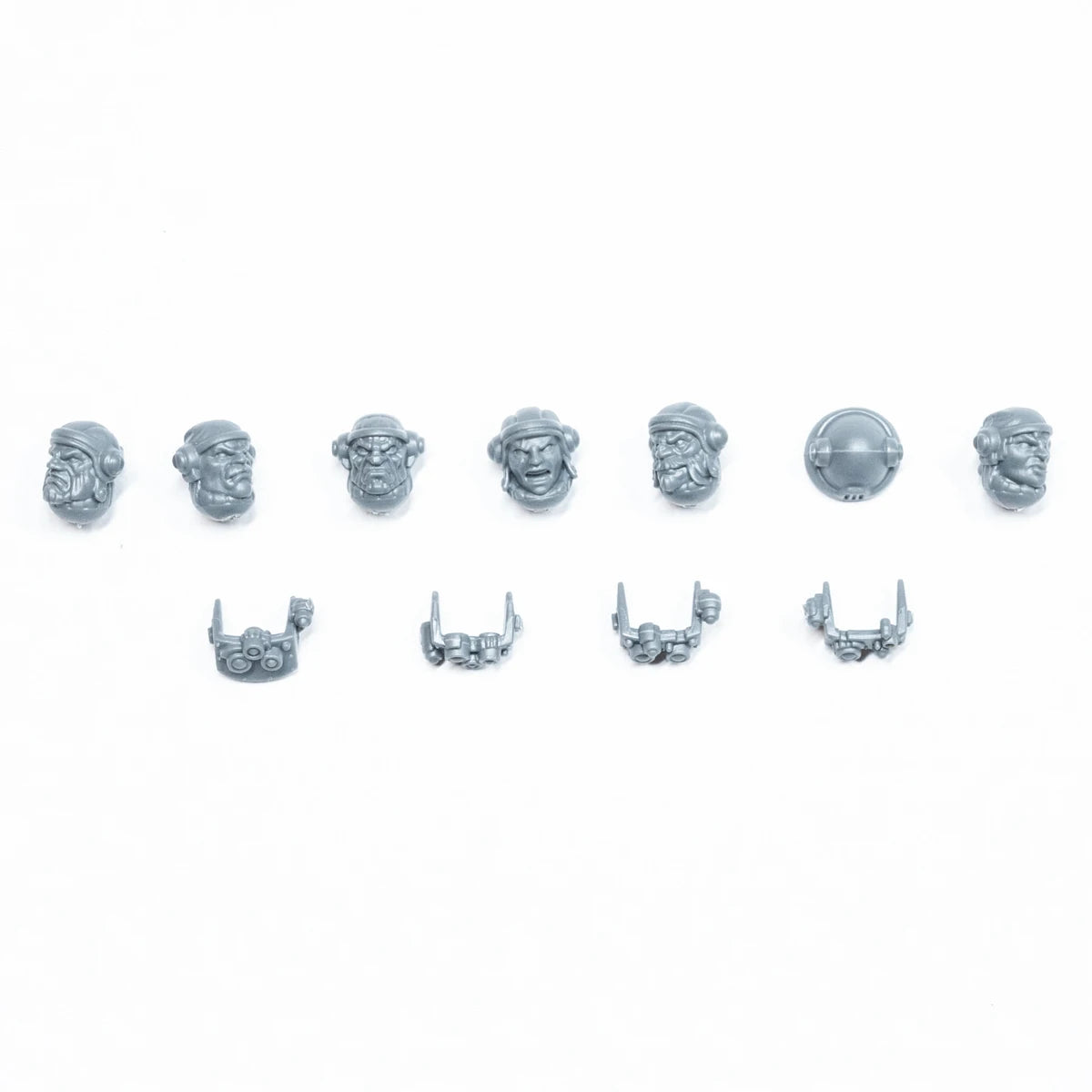 Warhammer 40K Leagues of Votann Brokhyr Thunderkyn Heads x 7 Bits Bitz