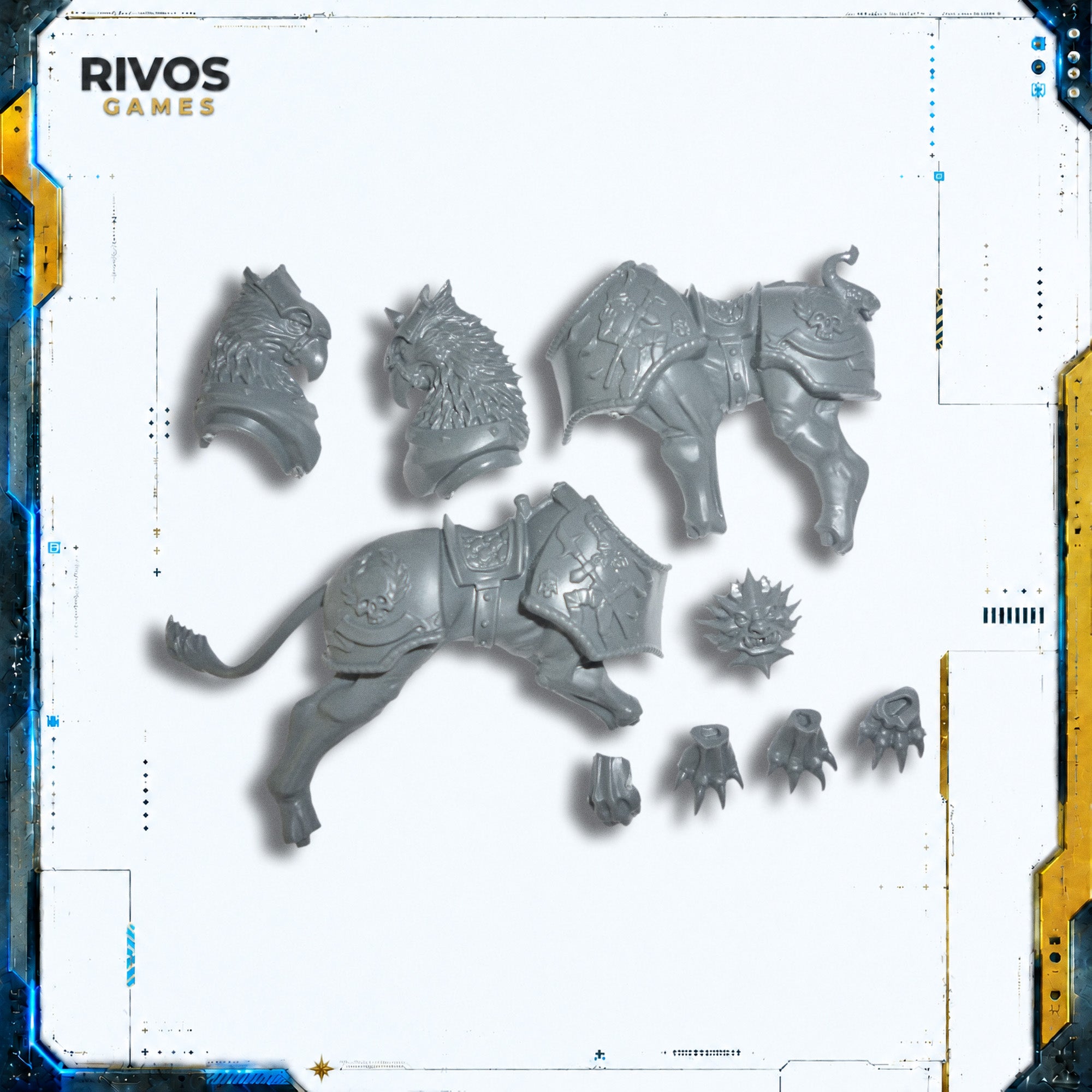 Warhammer Empire of Man Demigryph Knights Demigryph B - Bits (Bitz)