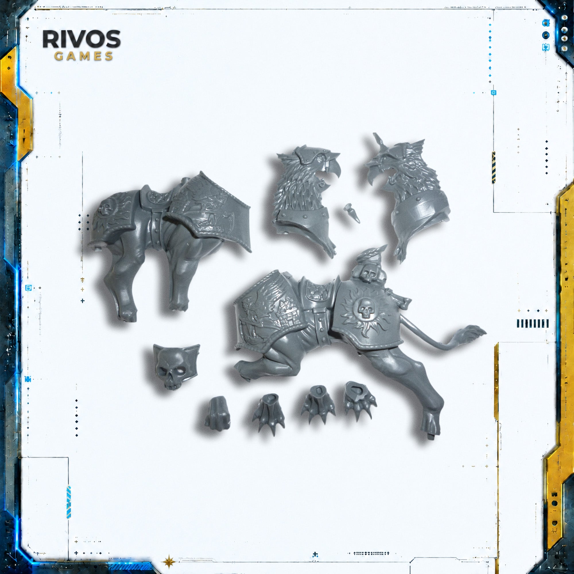 Warhammer Empire of Man Demigryph Knights Demigryph C - Bits (Bitz)