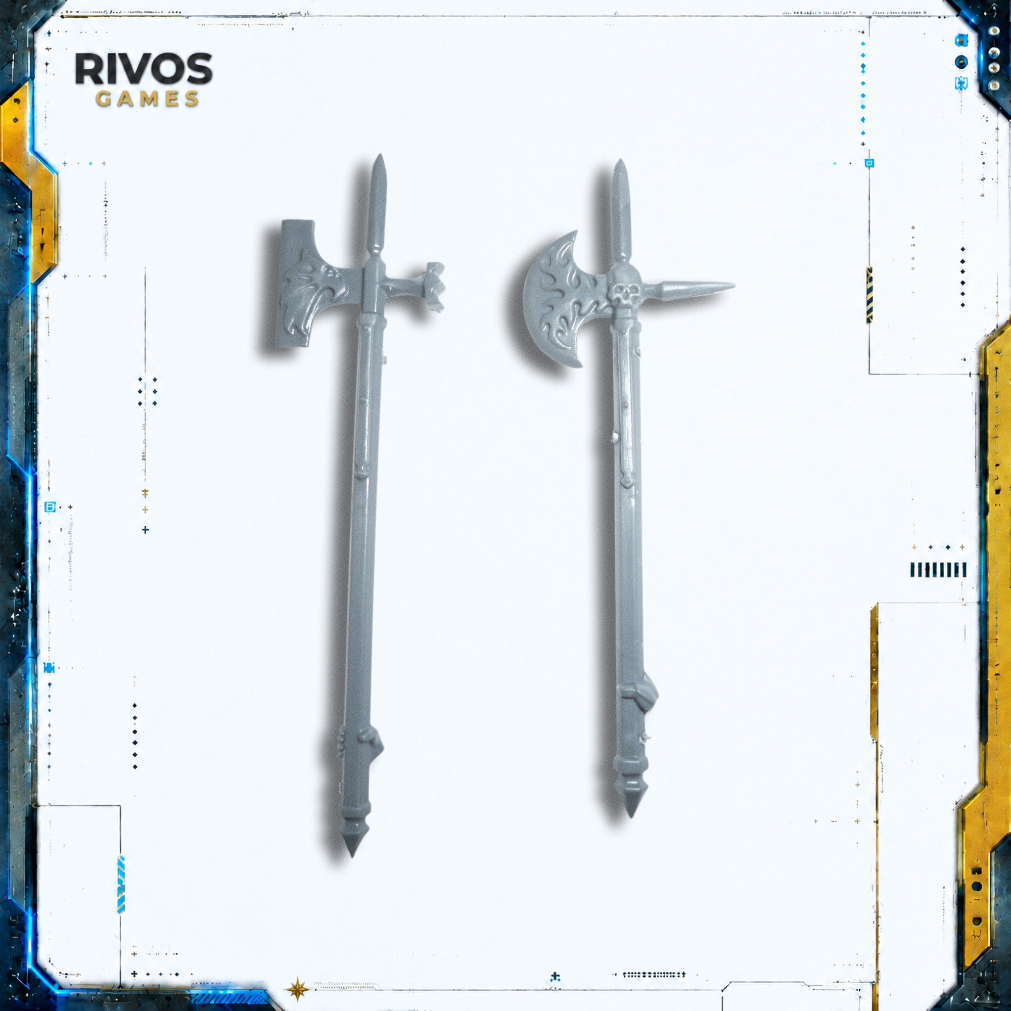 Warhammer Empire of Man Demigryph Knights Halberds x 2 - Bits (Bitz)