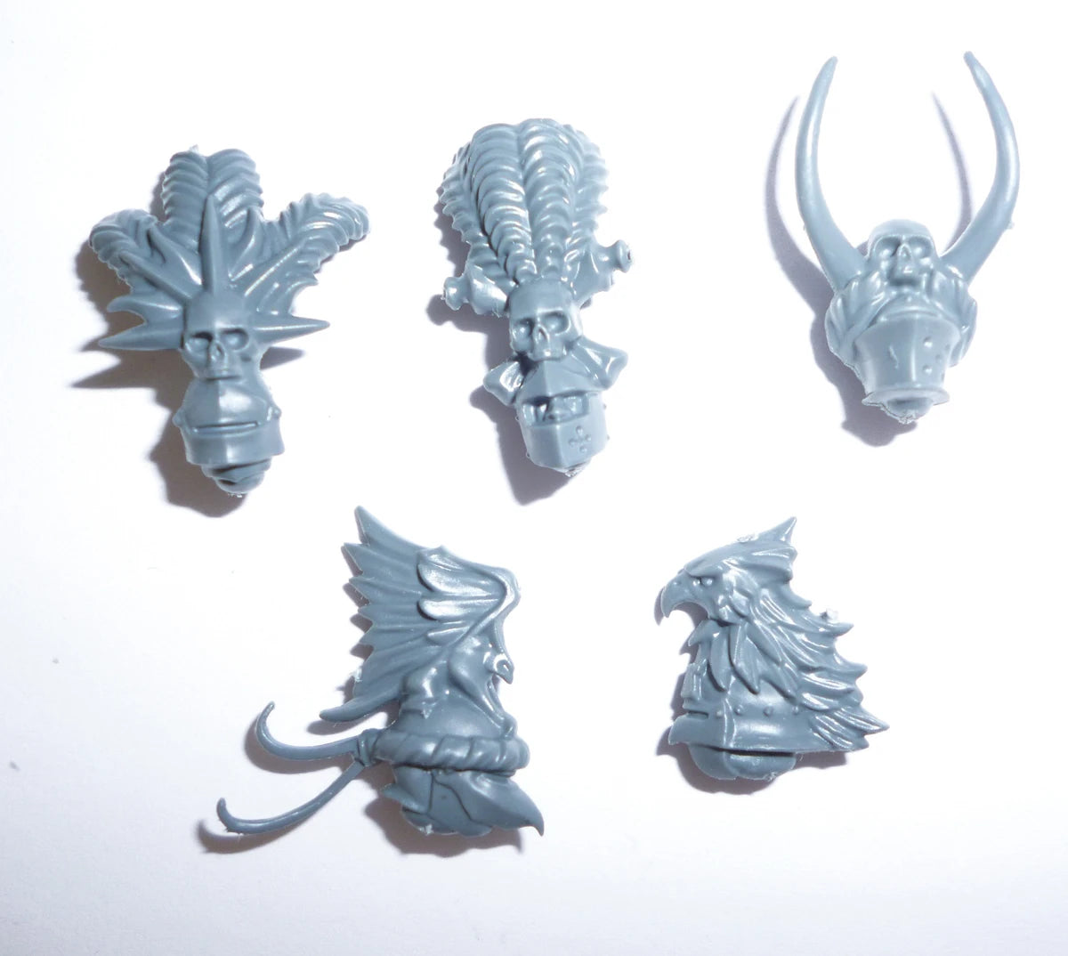 Warhammer Empire of Man Demigryph Knights Heads x 5 Bits Bitz