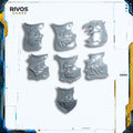 Warhammer Empire of Man Demigryph Knights Shields x 7 - Bits (Bitz)