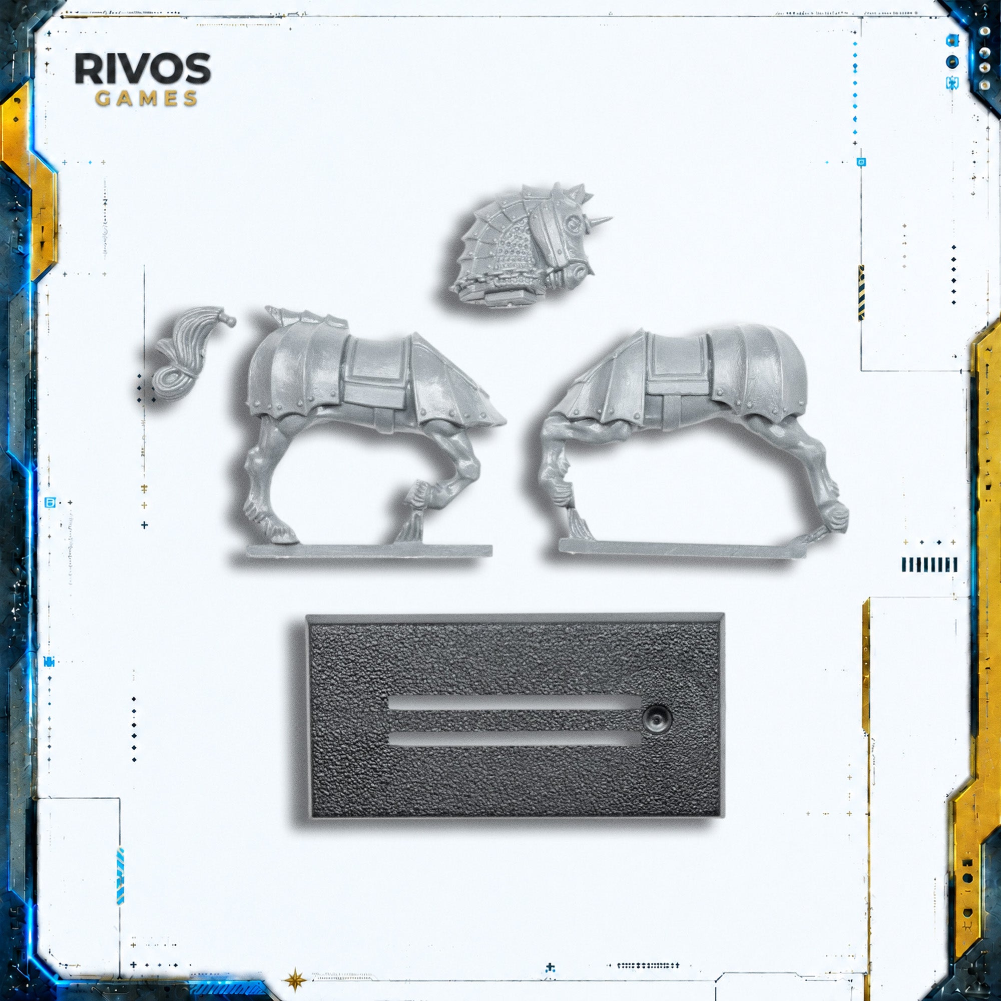 Warhammer Empire of Man Empire Knights Horse A - Bits (Bitz)