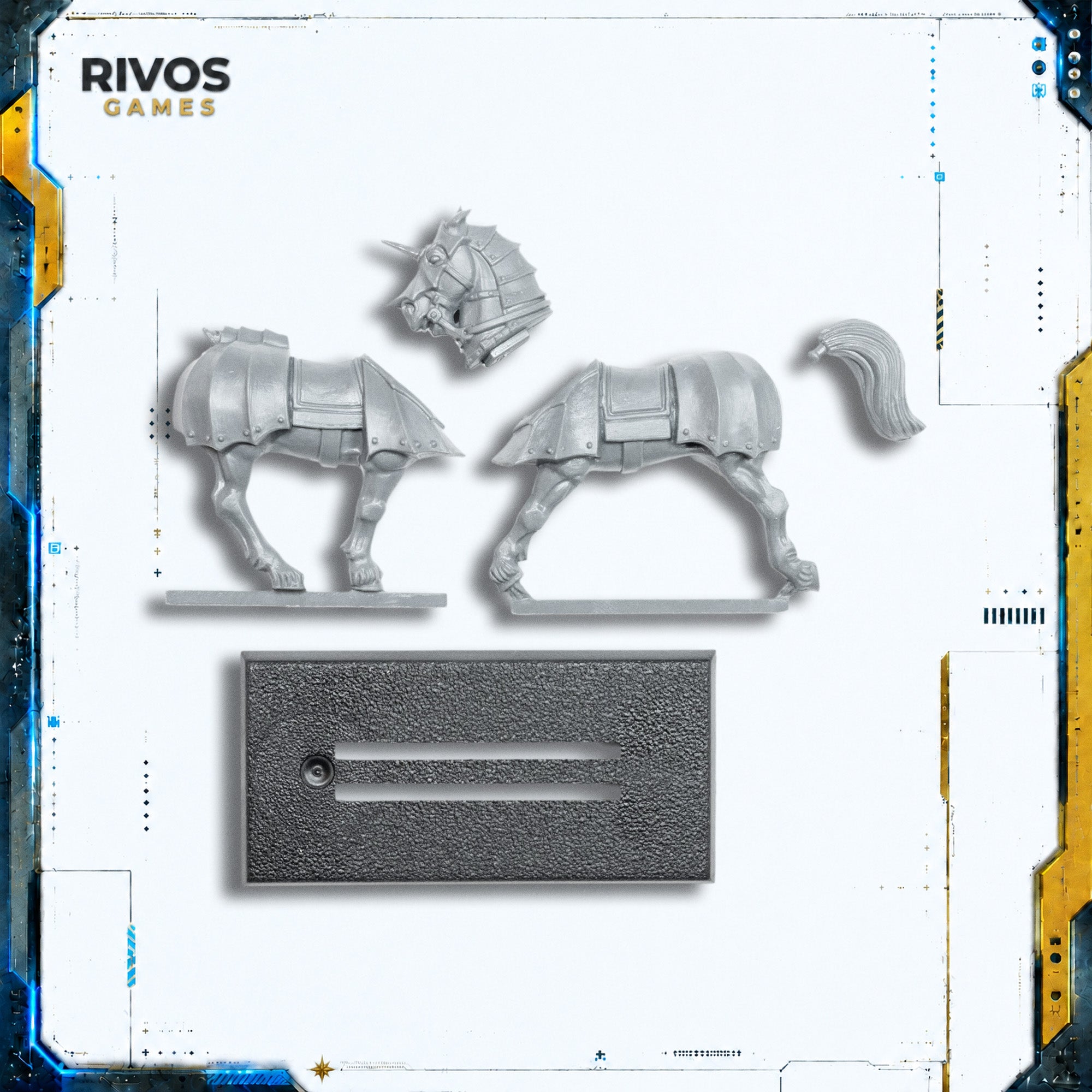Warhammer Empire of Man Empire Knights Horse B - Bits (Bitz)