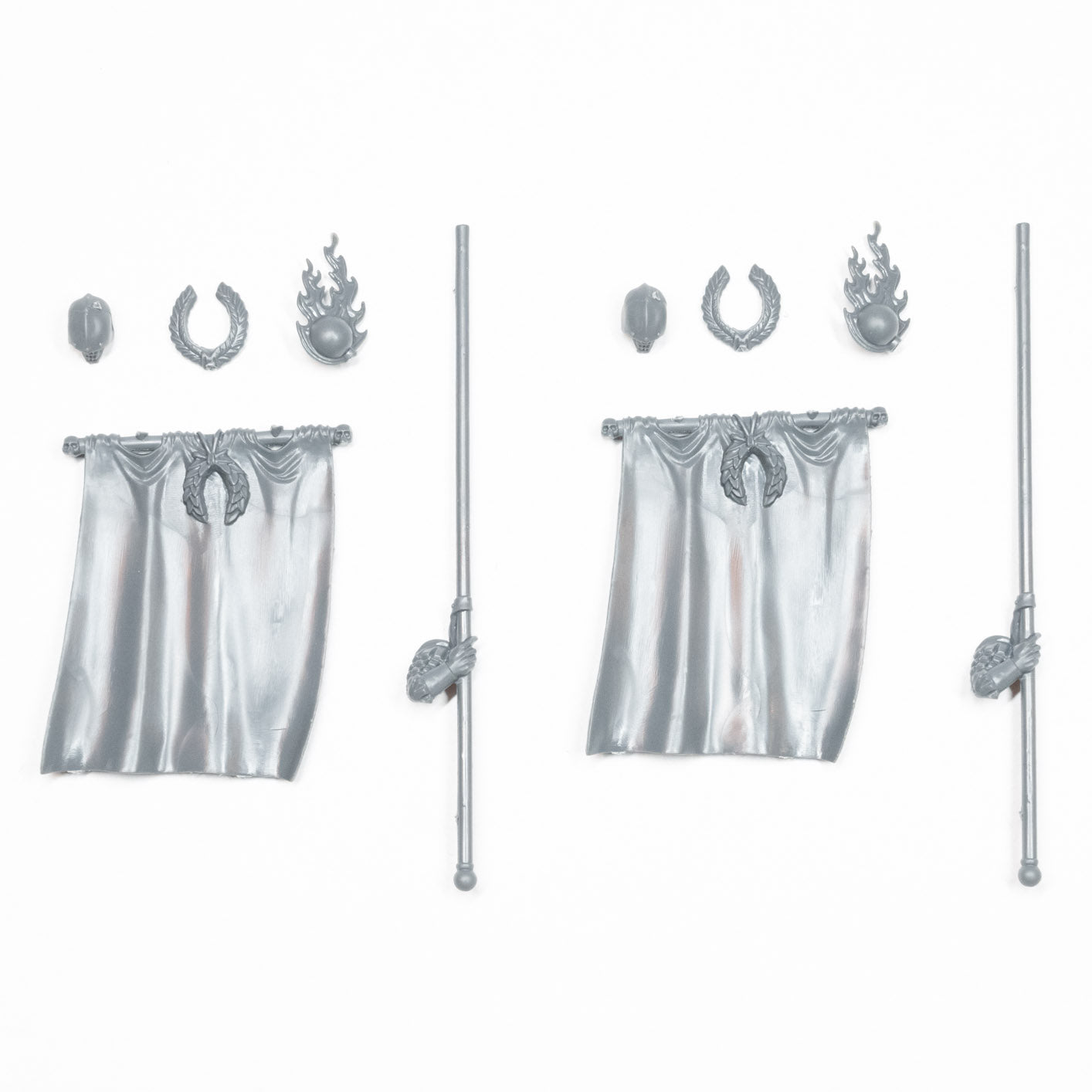 Empire of Man Empire Greatswords Standard x 2 - Warhammer - Spare Part