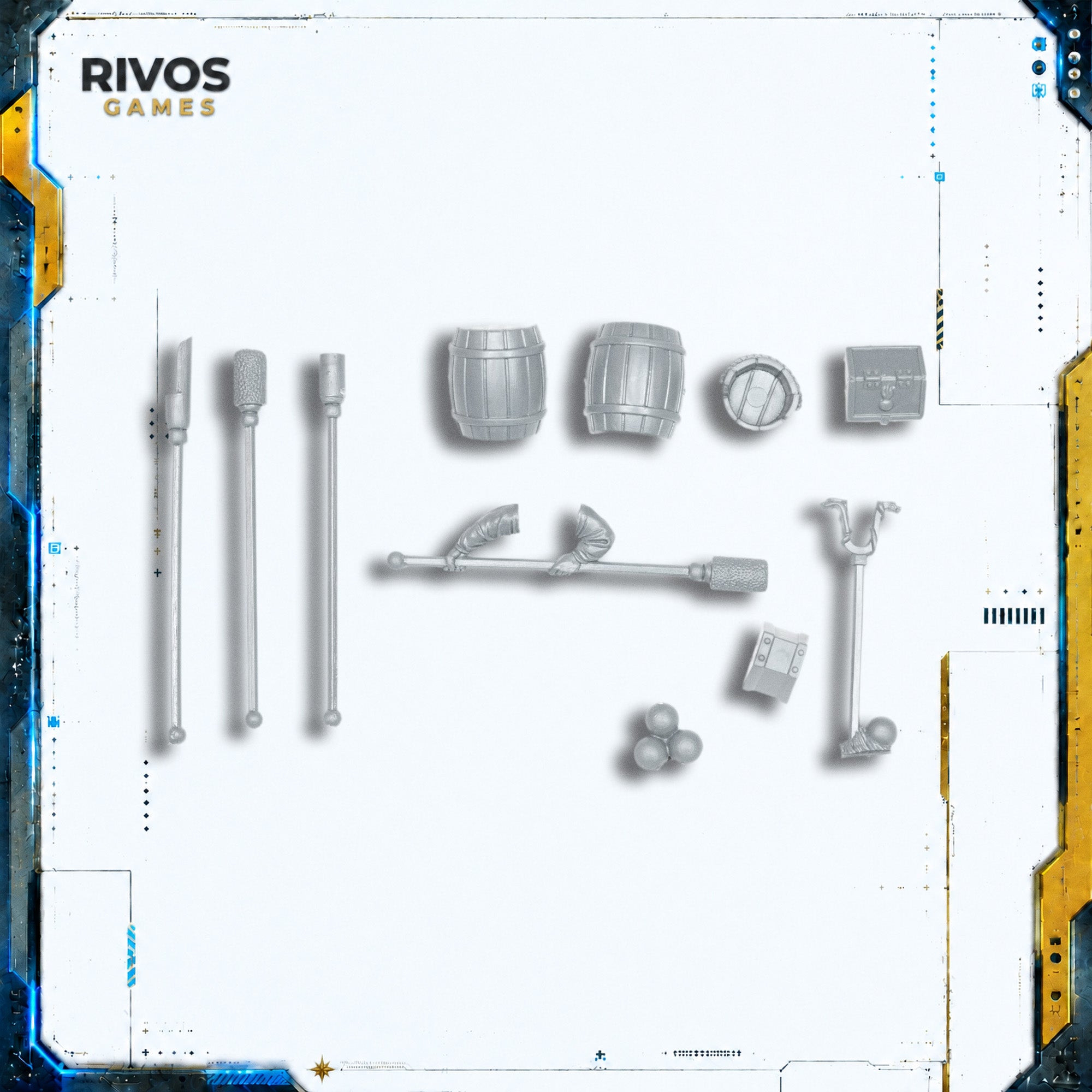 Warhammer Empire of Man Cannons & Mortars Accessories - Bits (Bitz)