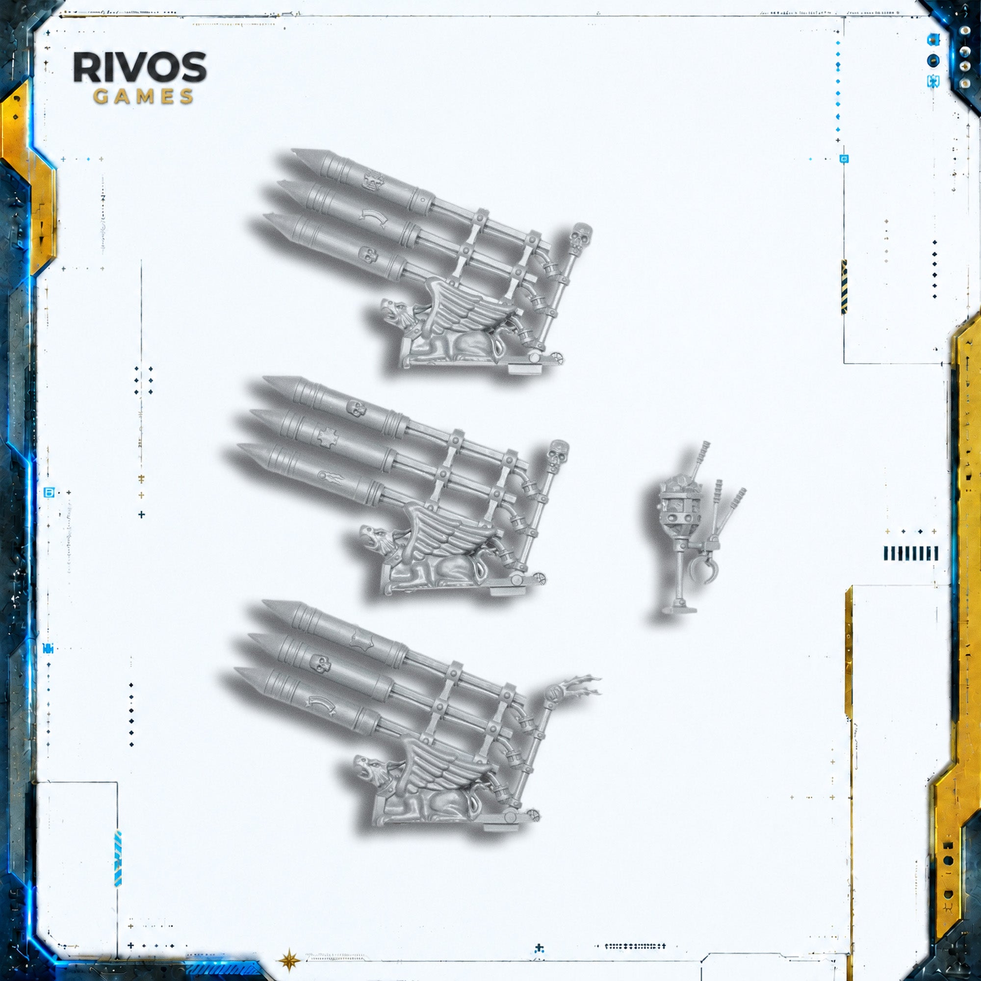 Warhammer Empire of Man Helblaster & Helstorm Rocket Battery - Bits (Bitz)