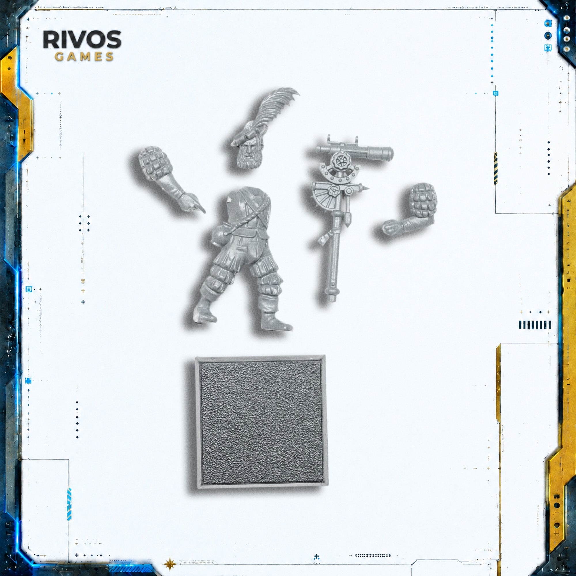 Warhammer Empire of Man Helblaster & Helstorm Crew A - Bits (Bitz)