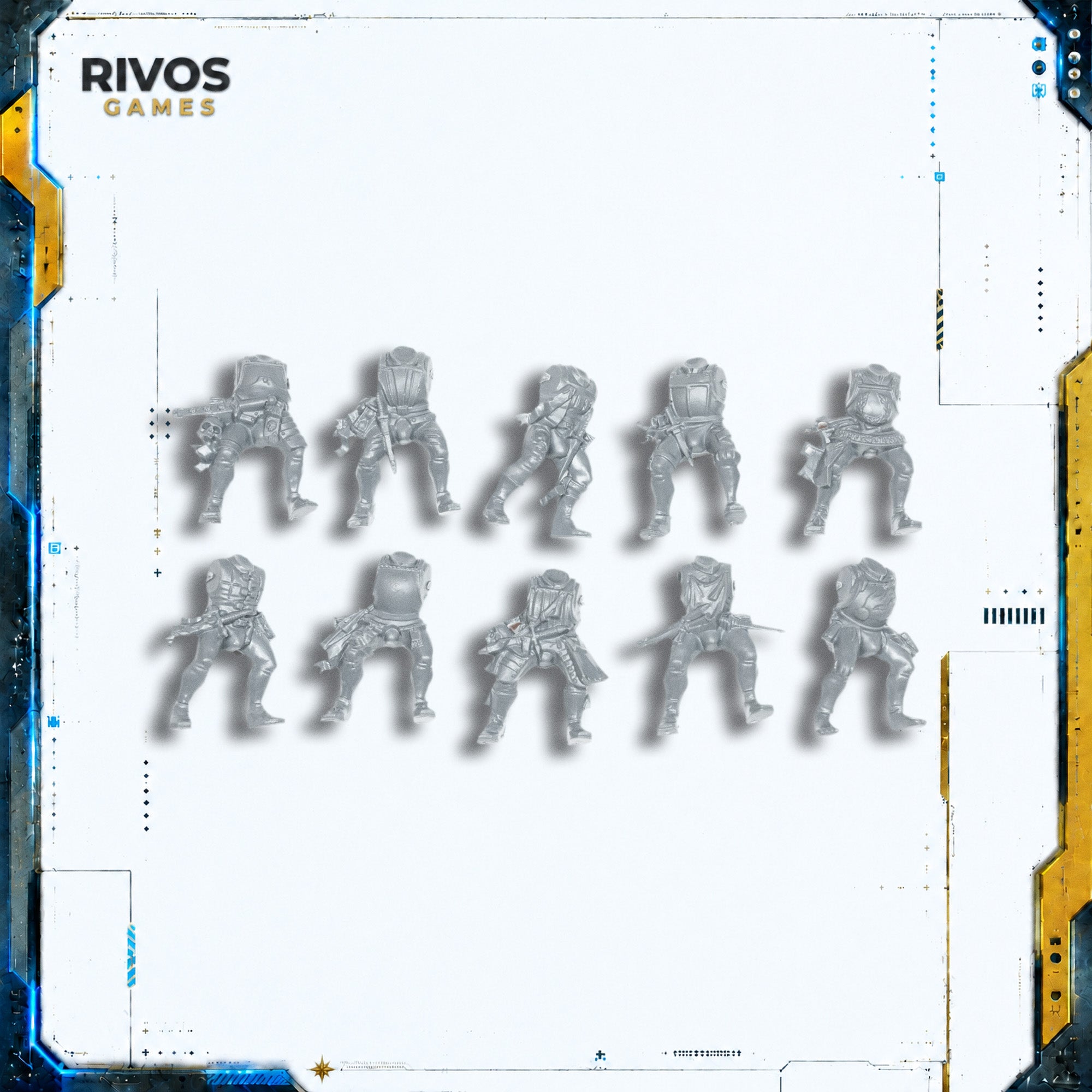 Warhammer Empire of Man State Troops Body x 10 - Bits (Bitz)