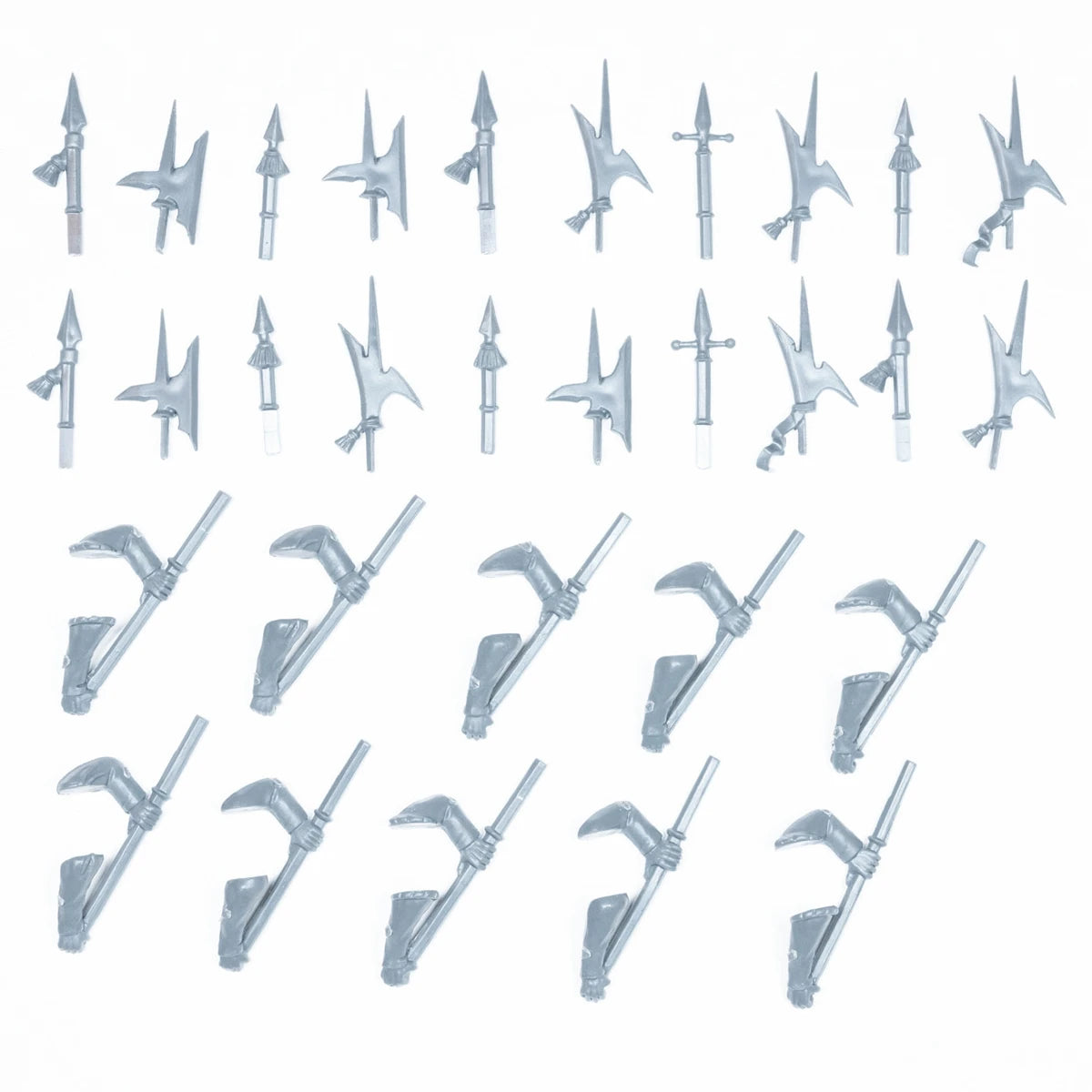 Warhammer Empire of Man State Troops Spears / Halberds x 10 Bits Bitz