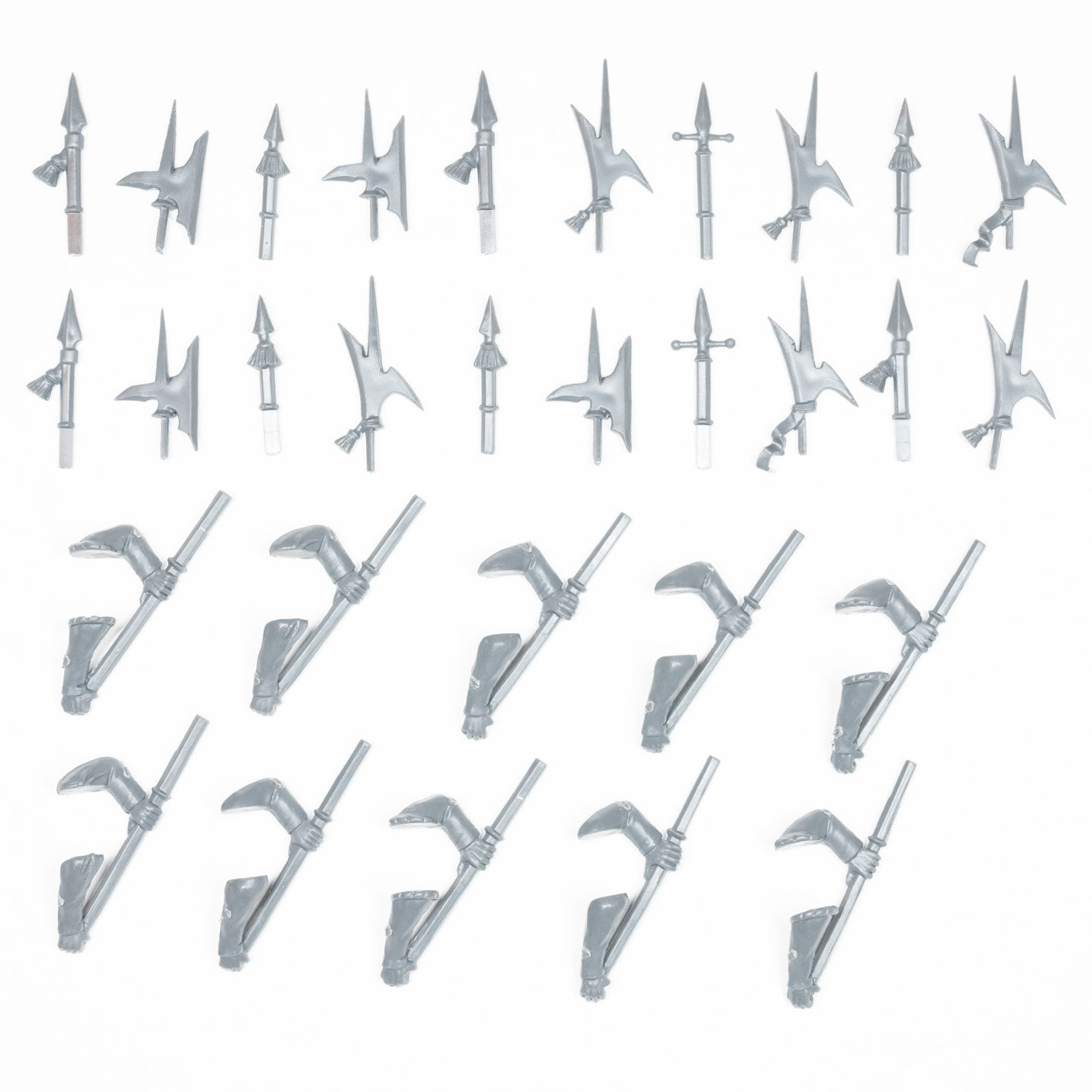 Empire of Man State Troops Spears / Halberds x 10 - Warhammer - Kitbash Bit