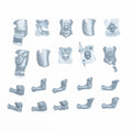 Warhammer Empire of Man State Troops Shields x 10 Bits Bitz