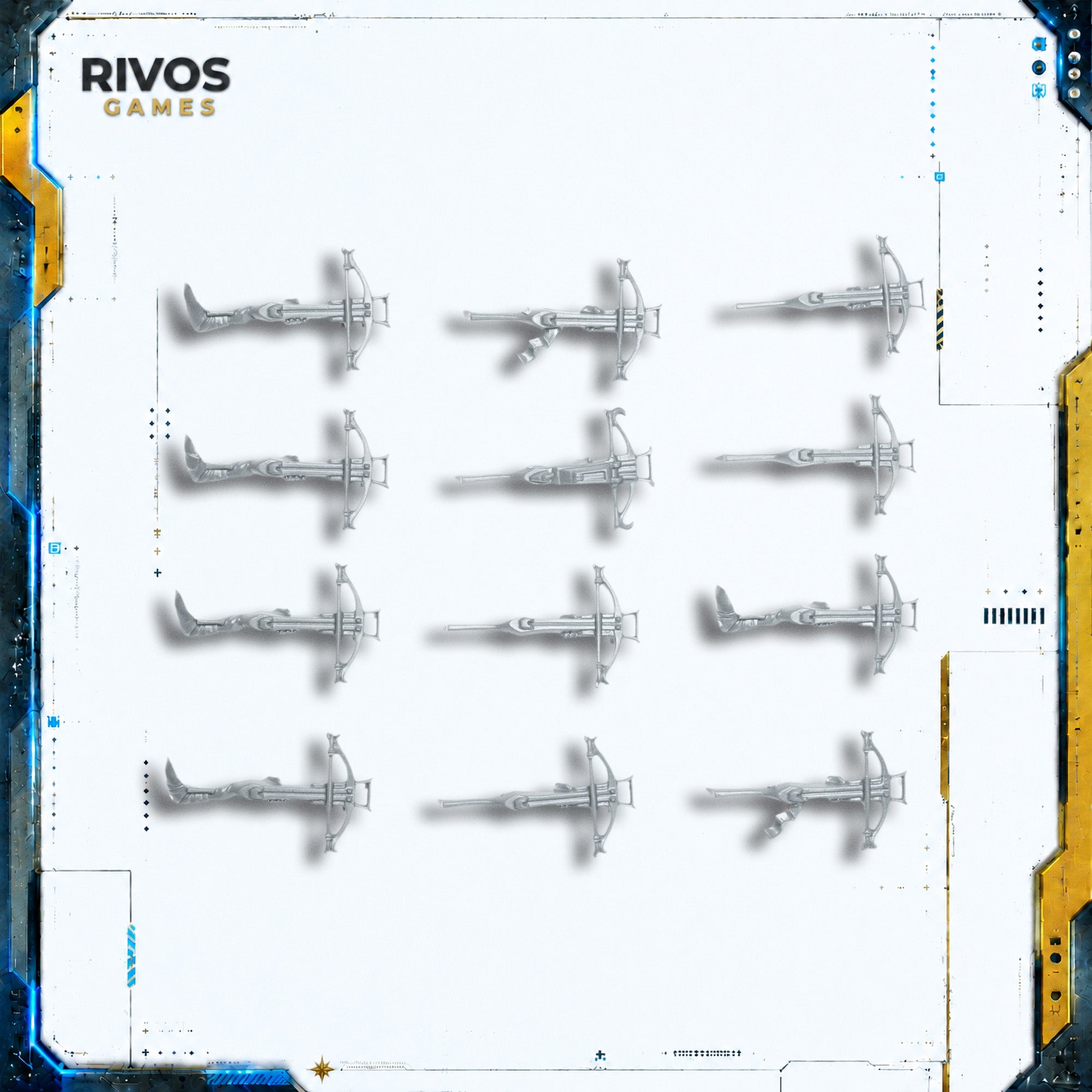 Warhammer Empire of Man State Missile Troops Crossbows x 12 - Bits (Bitz)