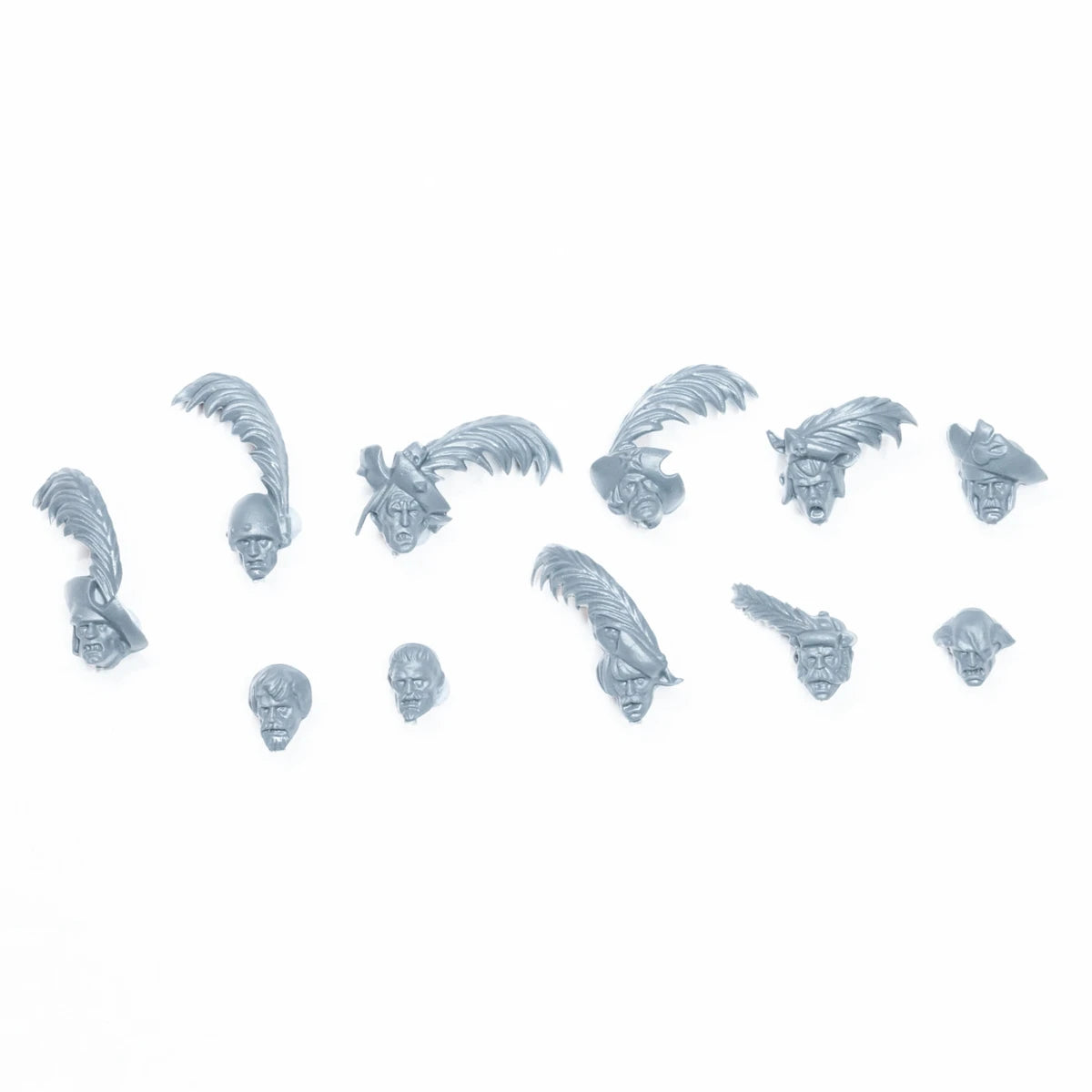 Warhammer Empire of Man State Missile Troops Heads x 11 Bits Bitz