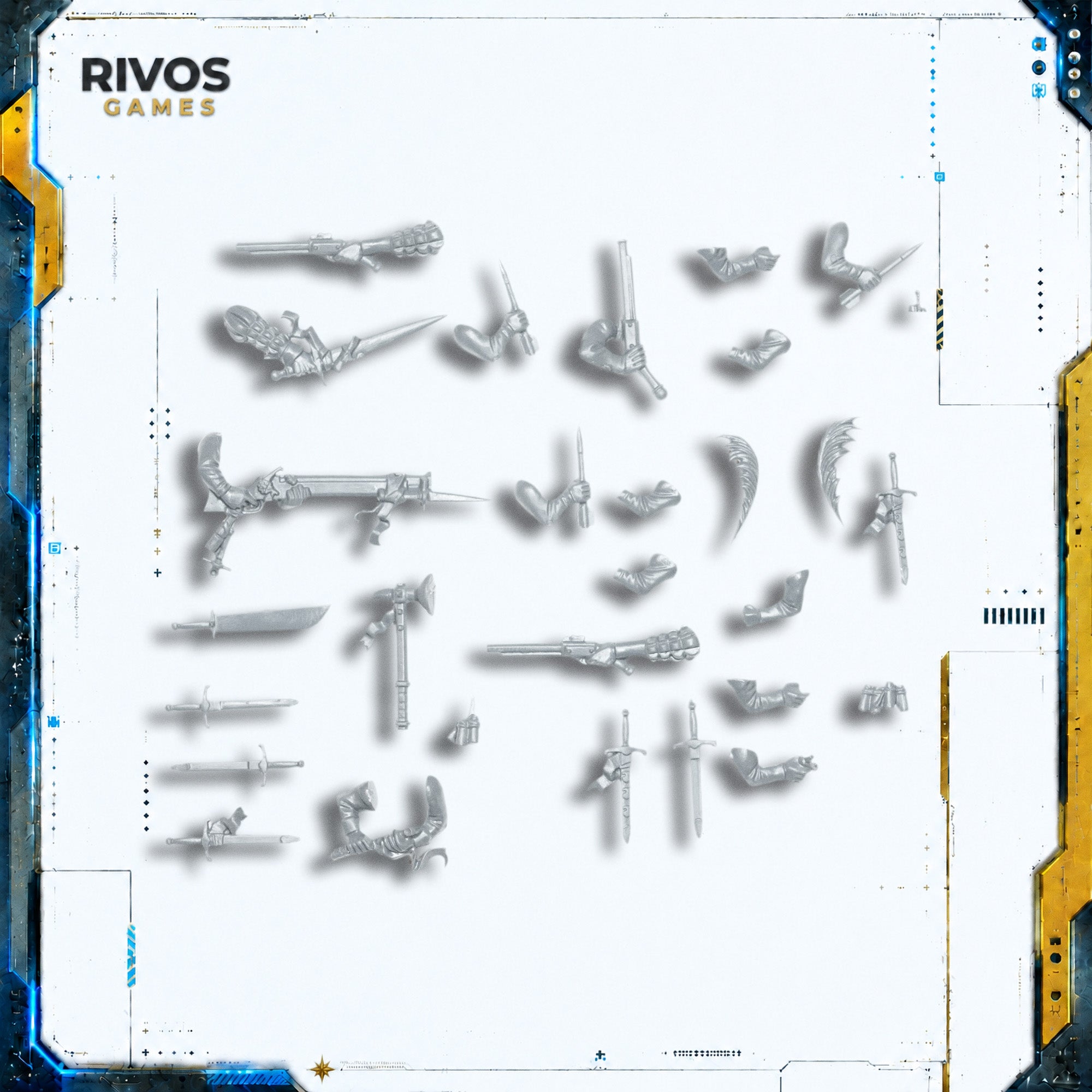 Warhammer Empire of Man State Missile Troops Accessories - Bits (Bitz)