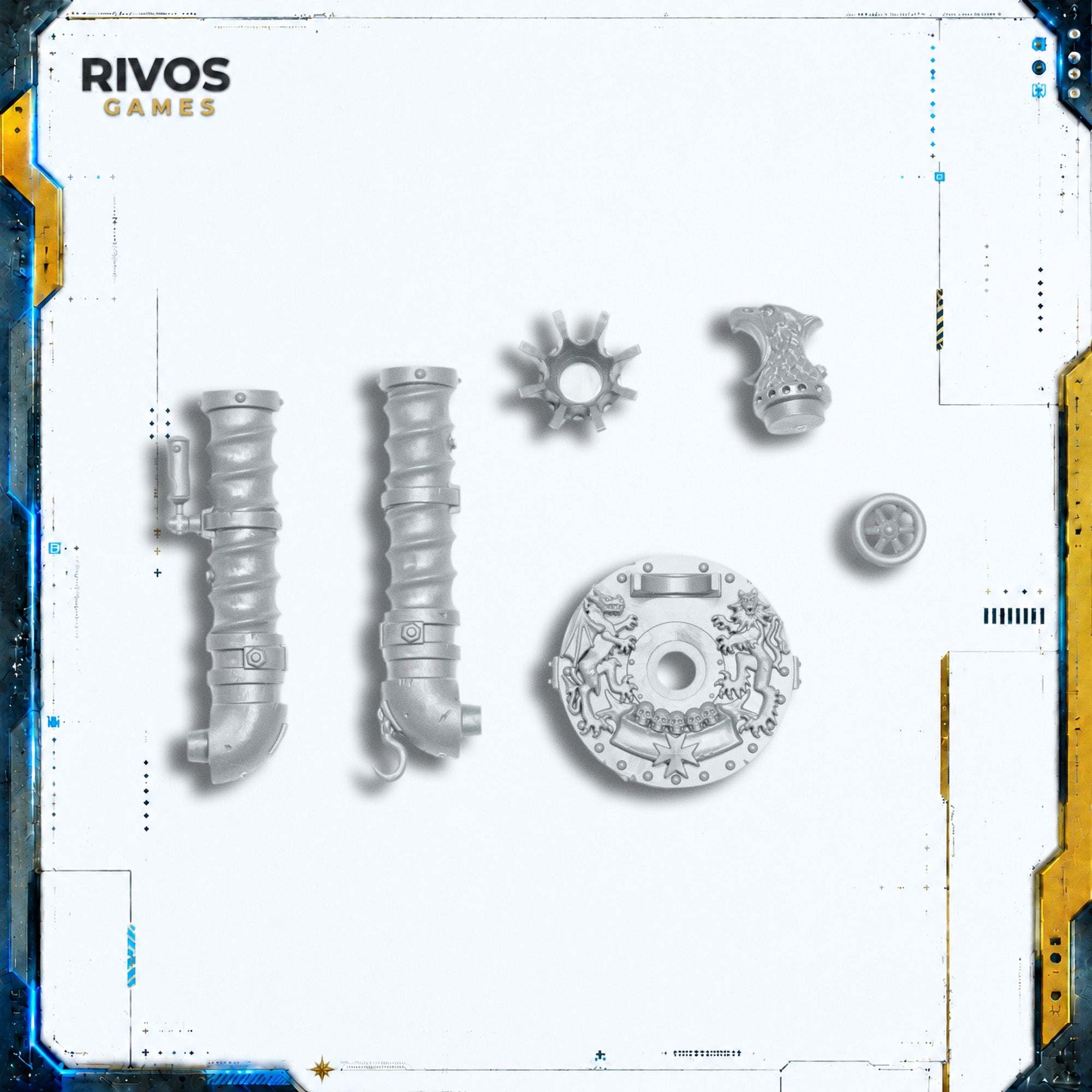 Warhammer Empire of Man Empire Steam Tank Exhaust - Bits (Bitz)